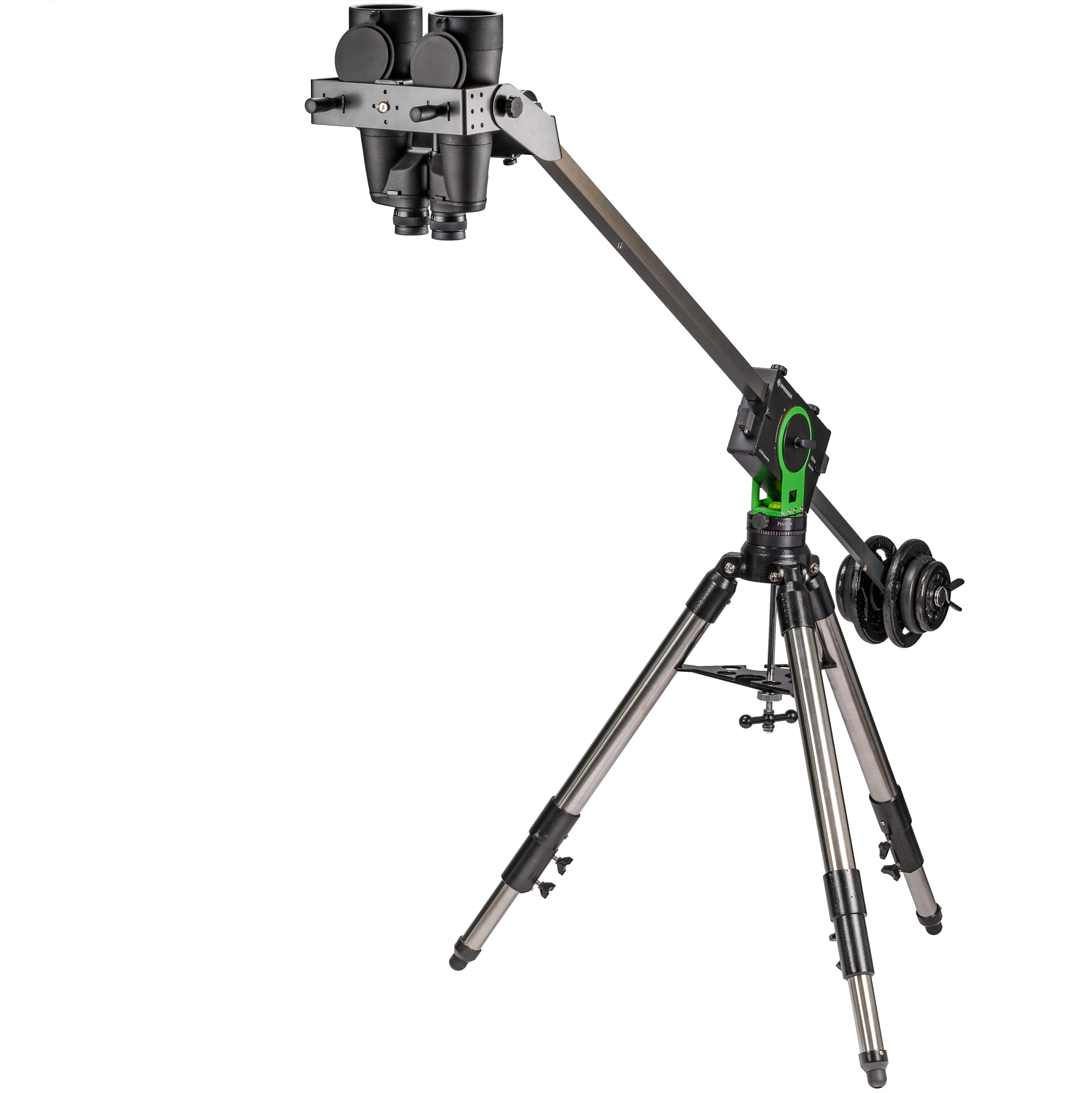 BRESSER Slider Fernglas-Montierung mit Stativ