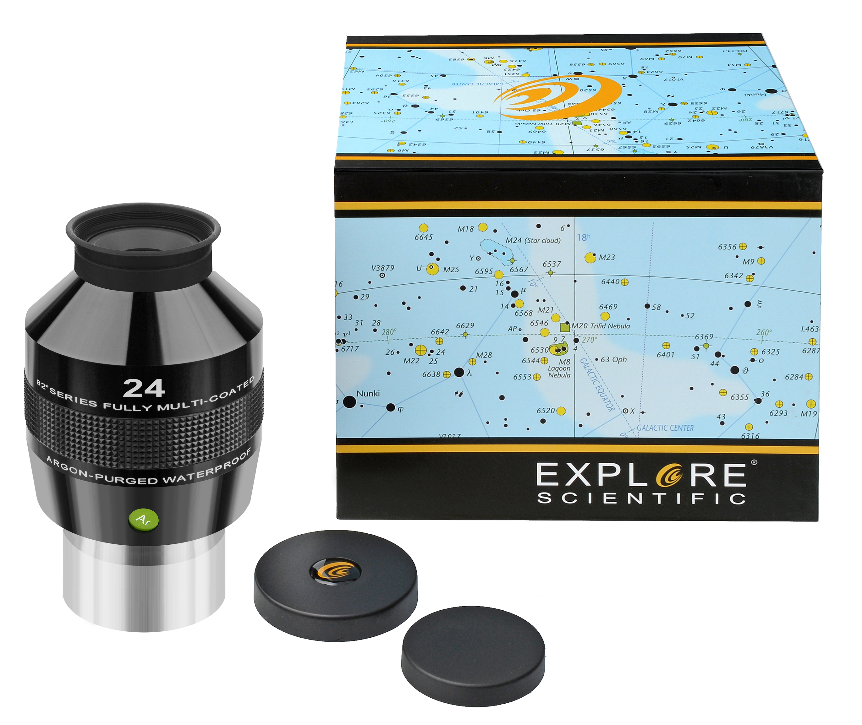 EXPLORE SCIENTIFIC 82° Ar Okular 24mm (2")