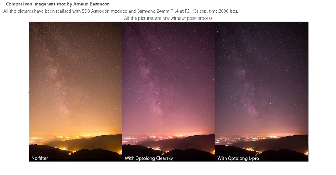 EXPLORE SCIENTIFIC OPTOLONG 1.25'' L-Pro Deep-Sky Light Pollution Filter