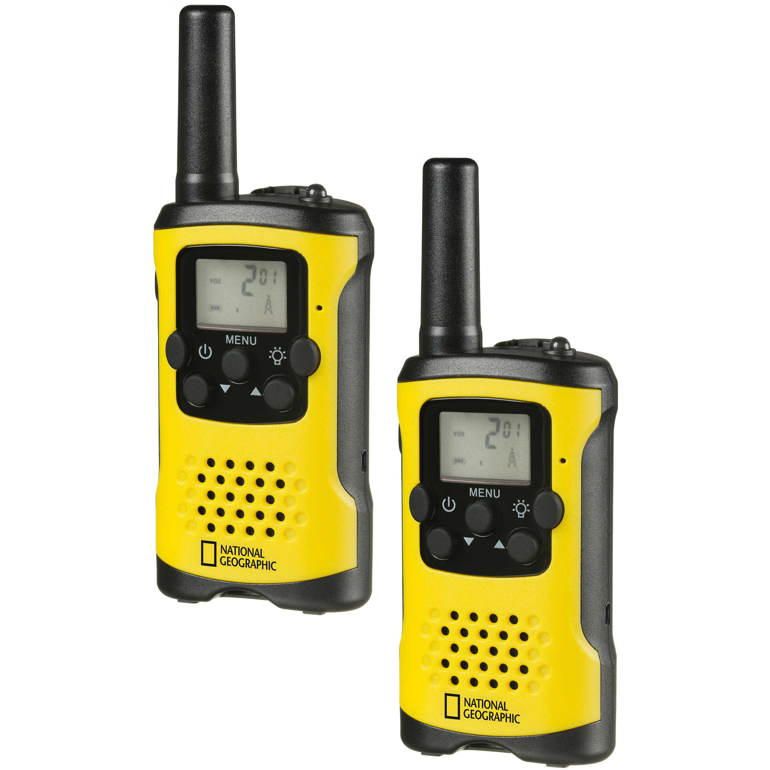 NATIONAL GEOGRAPHIC Walkie-Talkies mit hoher Reichweite bis zu 6 km und Frei-Hand-Funktion (Refurbished)