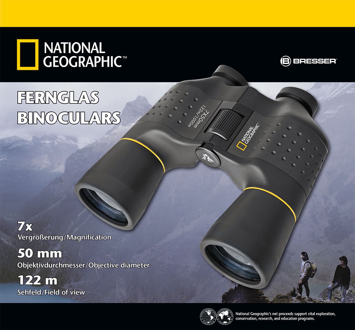 NATIONAL GEOGRAPHIC 7x50 Porro Fernglas