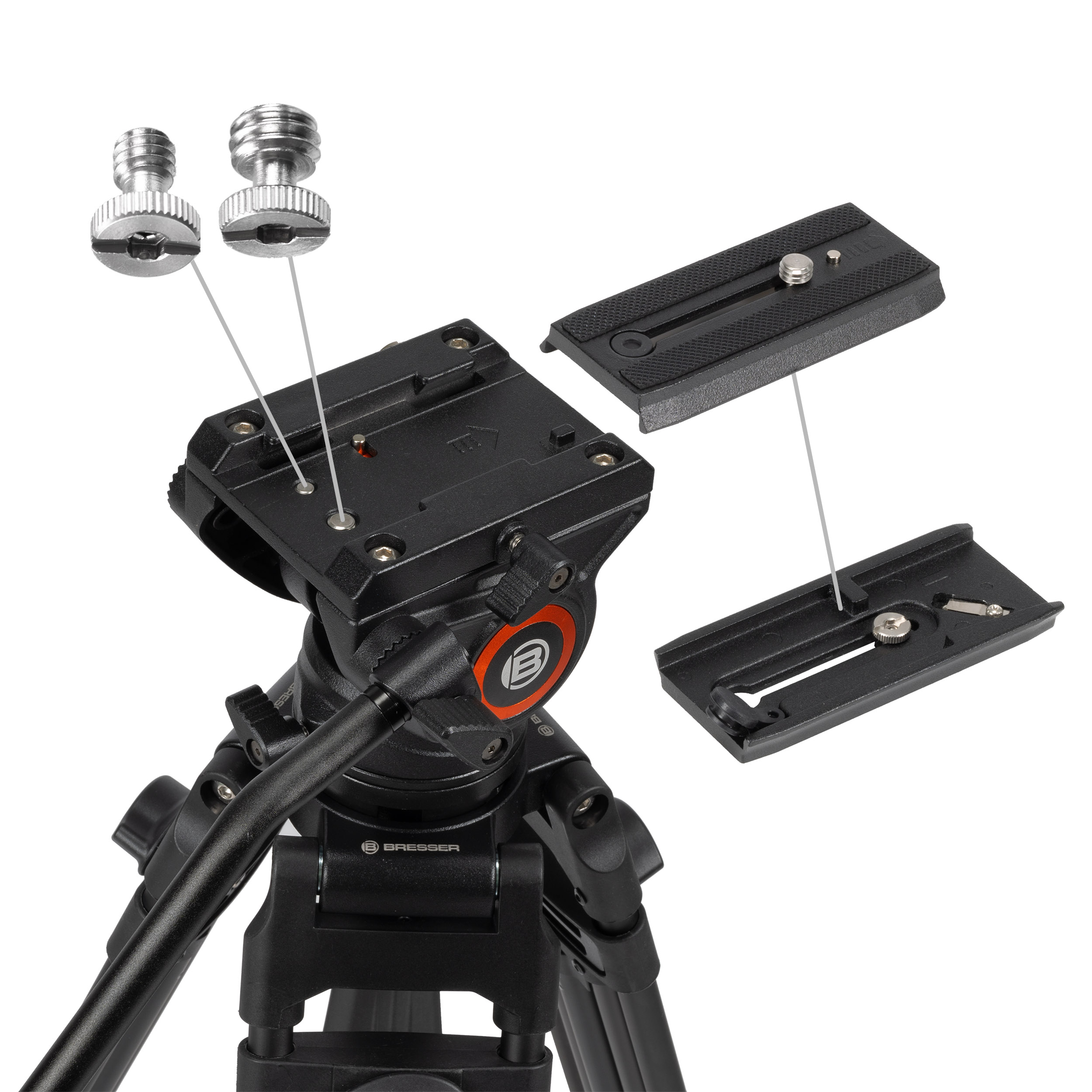 BRESSER Tripod VT-01 Videostativ