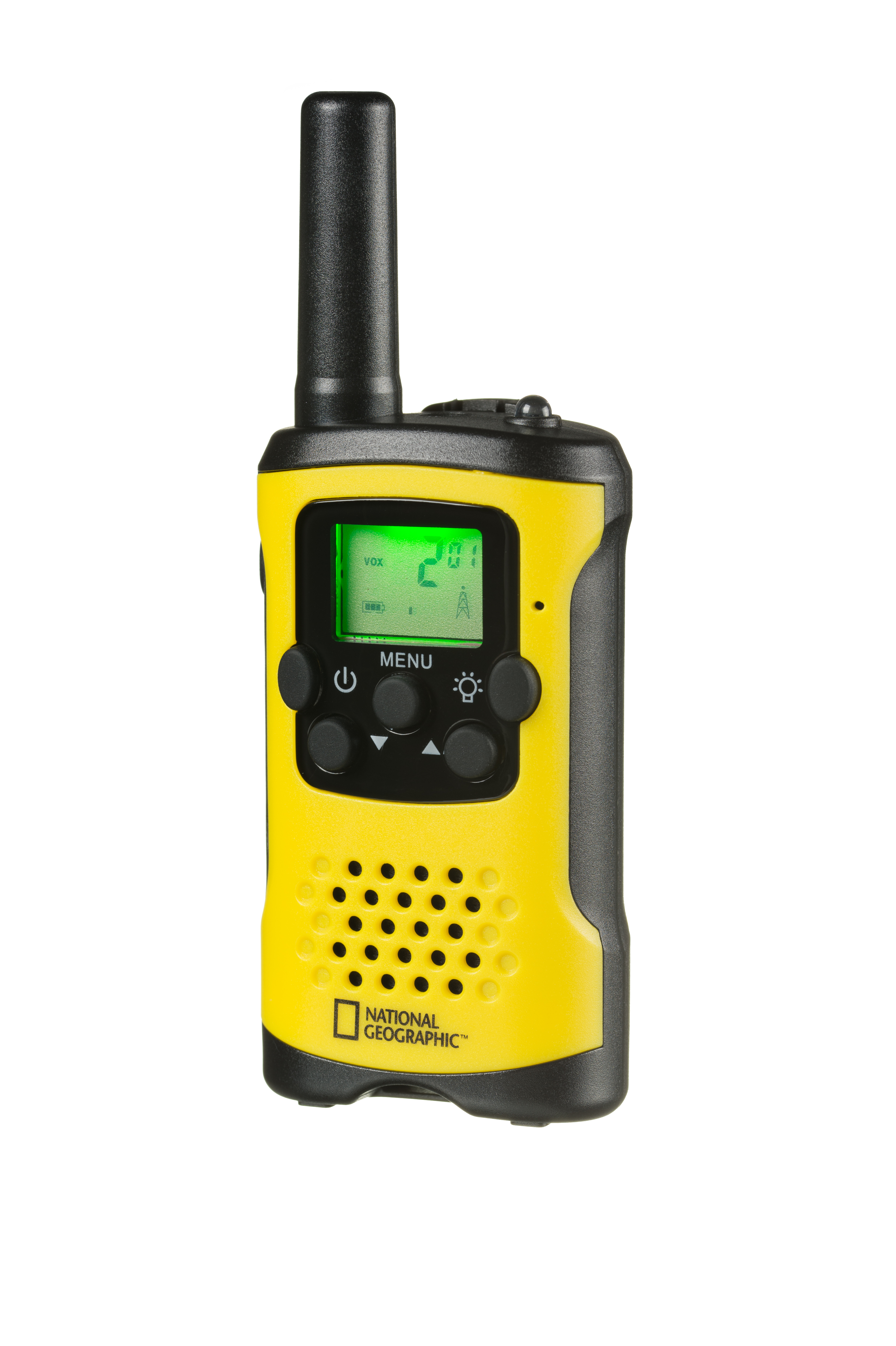 NATIONAL GEOGRAPHIC FM Walkie Talkie 2er Set mit hoher Reichweite bis zu 6 km und Frei-Hand-Funktion