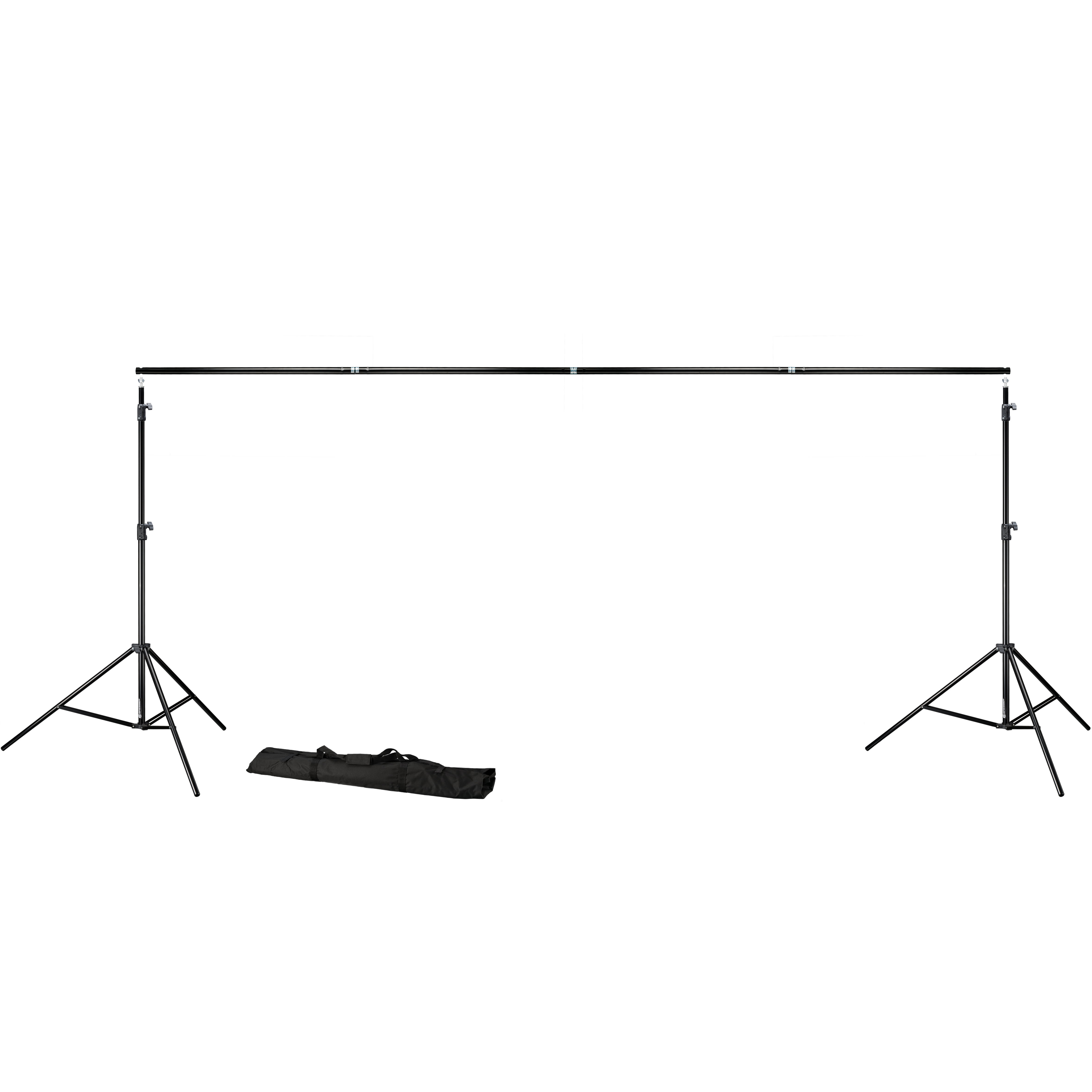 BRESSER BR-D23 Hintergrundsystem + Hintergrundtuch 3 x 4m Chromakey Blau