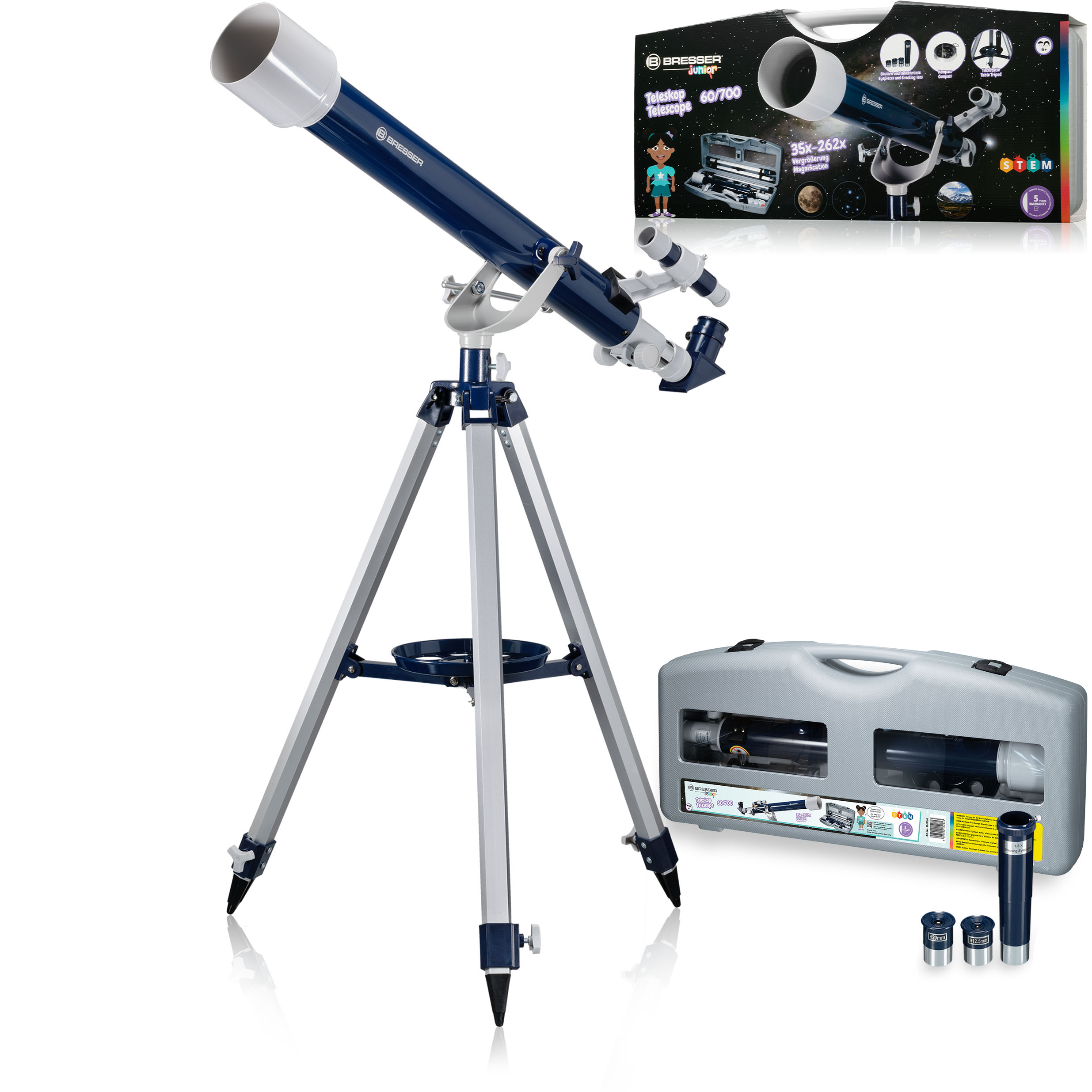 BRESSER JUNIOR 60/700 AZ1 Refractor Telescope