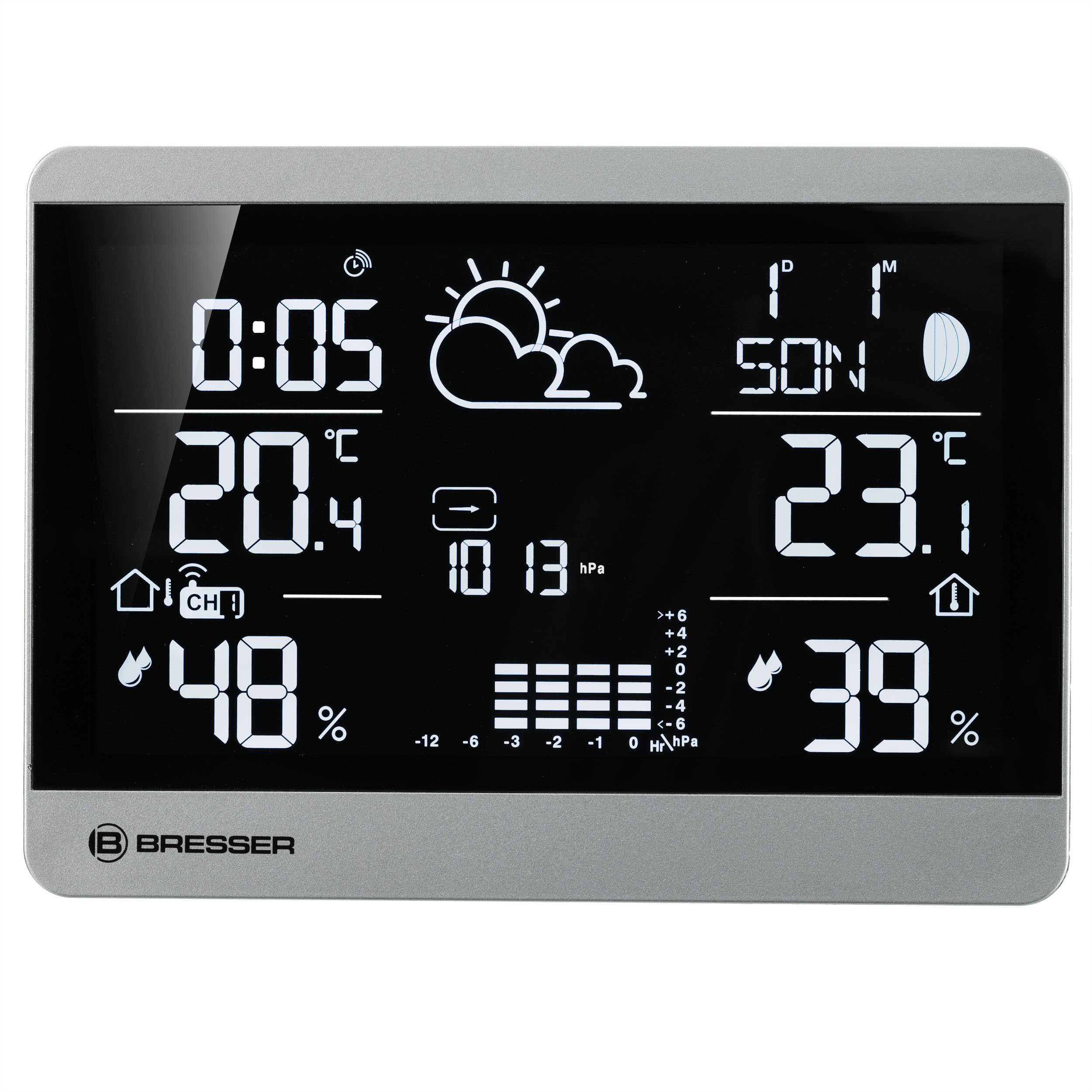 BRESSER Funk-Wetterstation ClimateTemp NDH-NEO