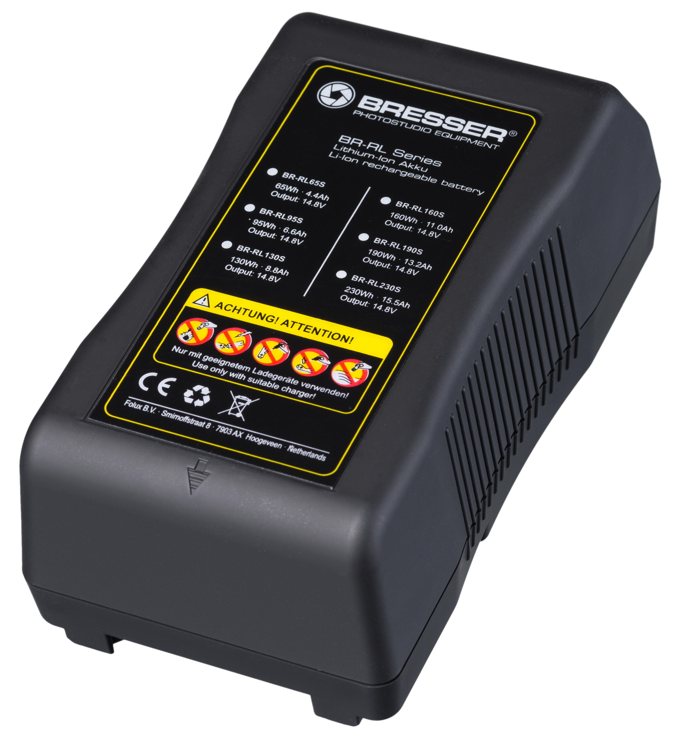 BRESSER BR-RL130S V-Mount Battery 130Wh / 8.8Ah / 14.8V