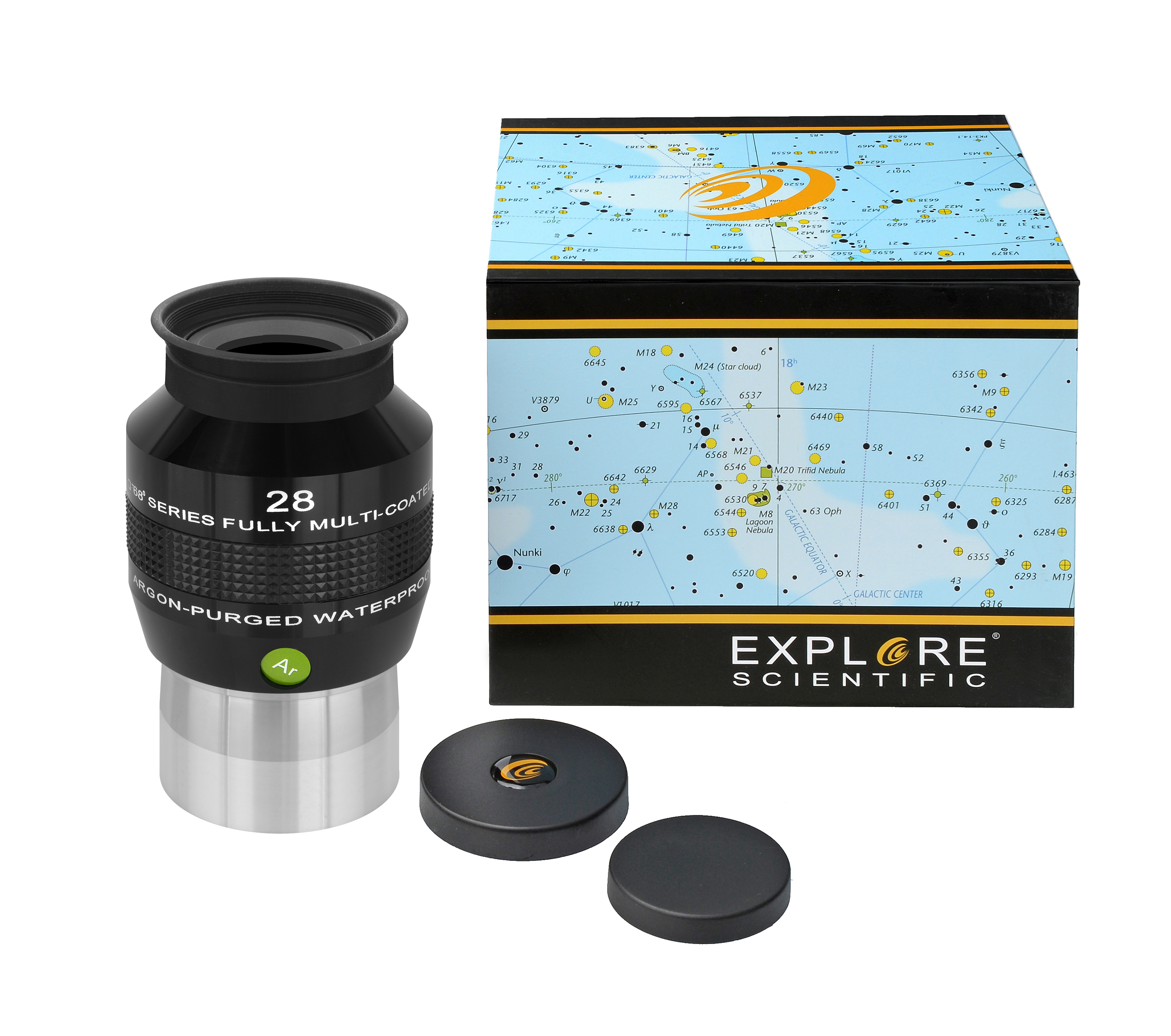 EXPLORE SCIENTIFIC 68° Ar Okular 28mm (2")