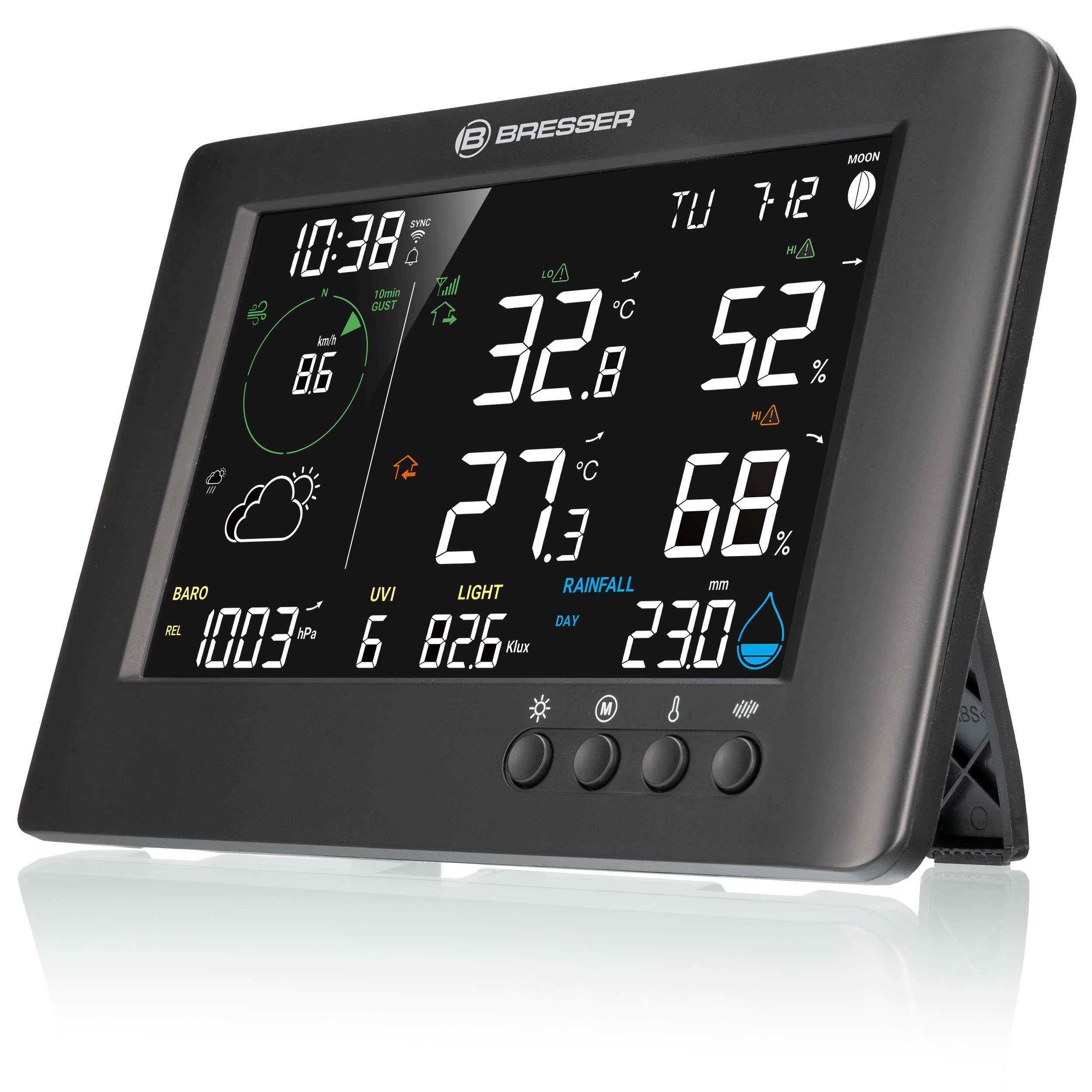 BRESSER WLAN-7-in-1-Funk-Wetterstation TB