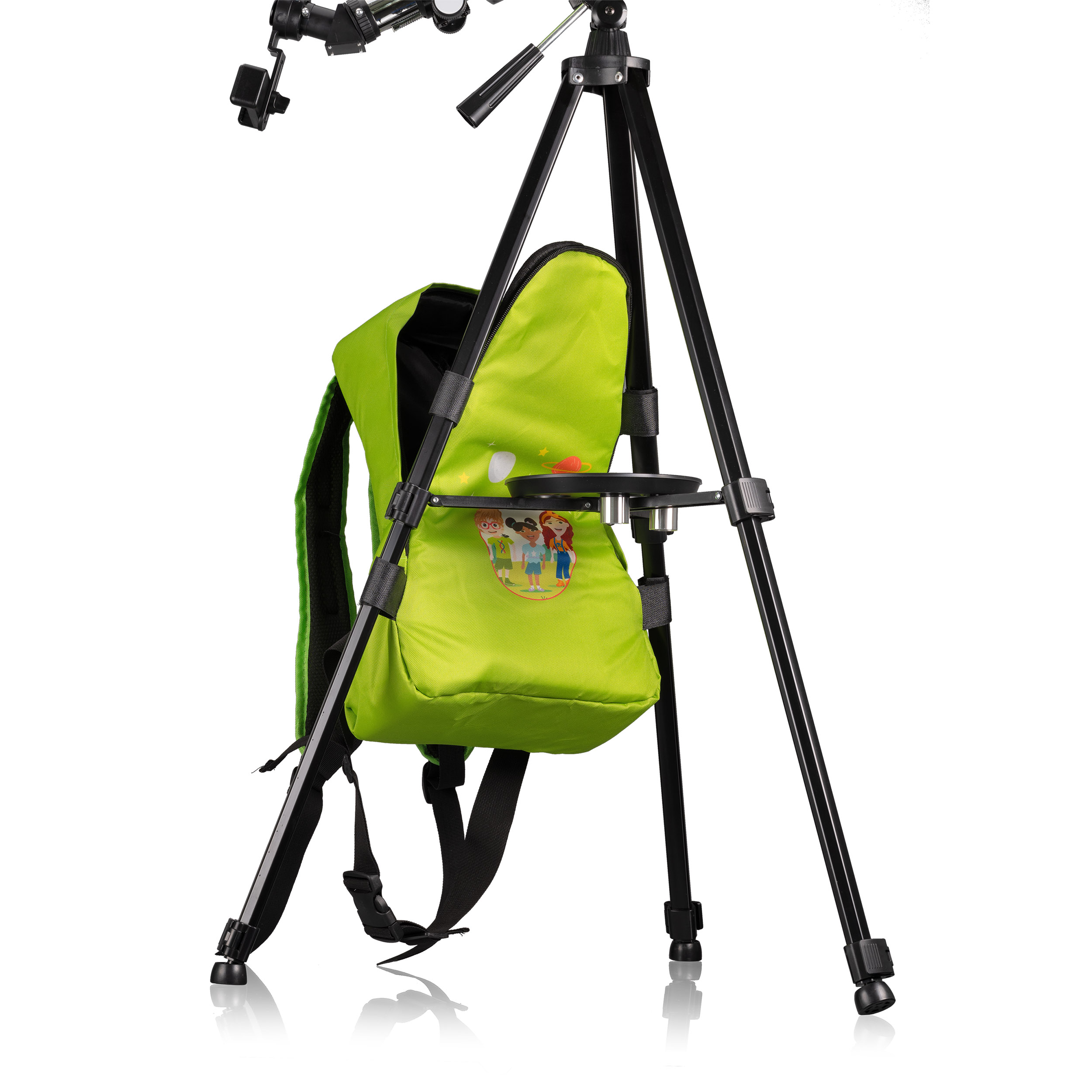 BRESSER JUNIOR Linsenteleskop 70/400 mit Rucksack