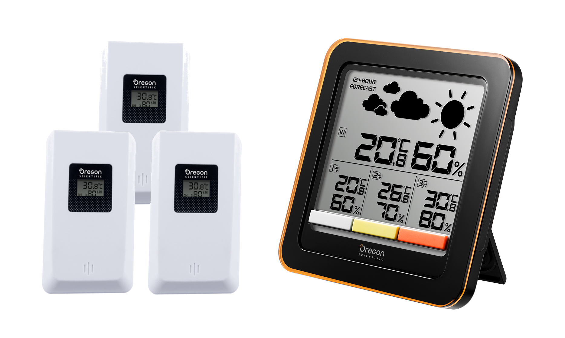 Oregon Scientific 4-Zonen-Wetterstation mit Schimmelwarner