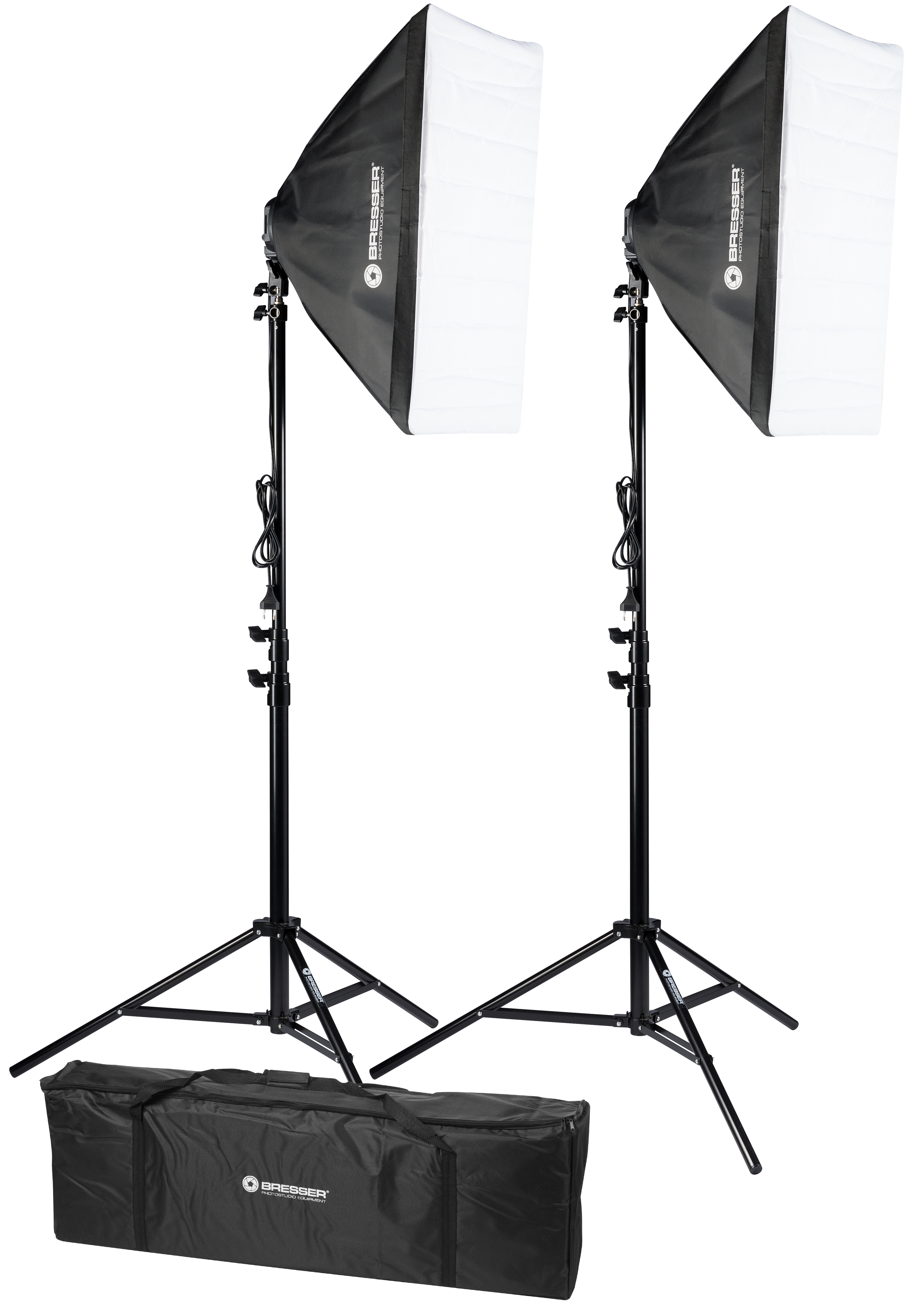 BRESSER BR-2245 Tageslicht-Set 1800W mit Softboxen