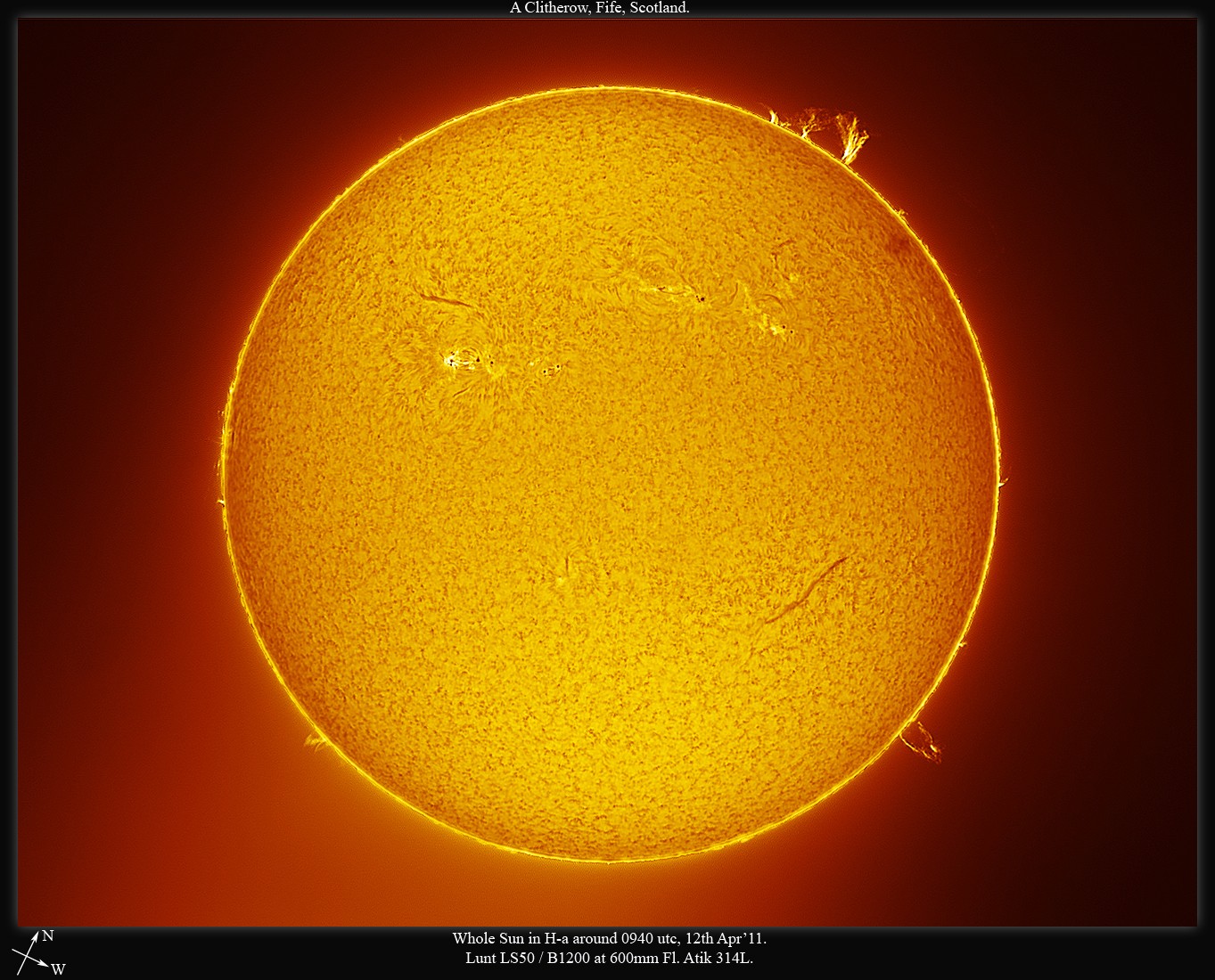 LUNT LS50FHa/B3400 H-Alpha Sonnenfilter