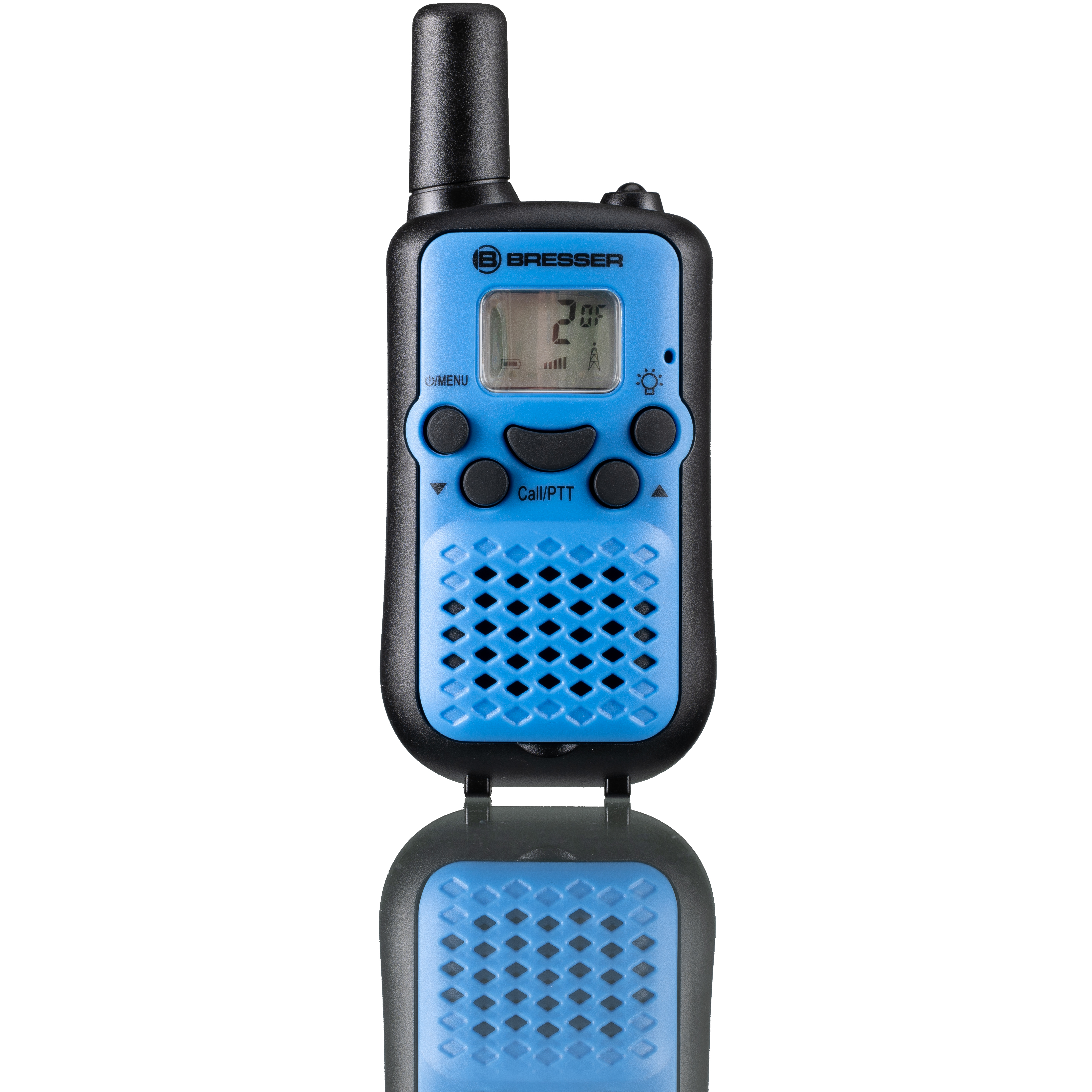 BRESSER JUNIOR Walkie Talkie 2er-Set mit hoher Reichweite bis zu 6 km und Frei-Hand-Funktion