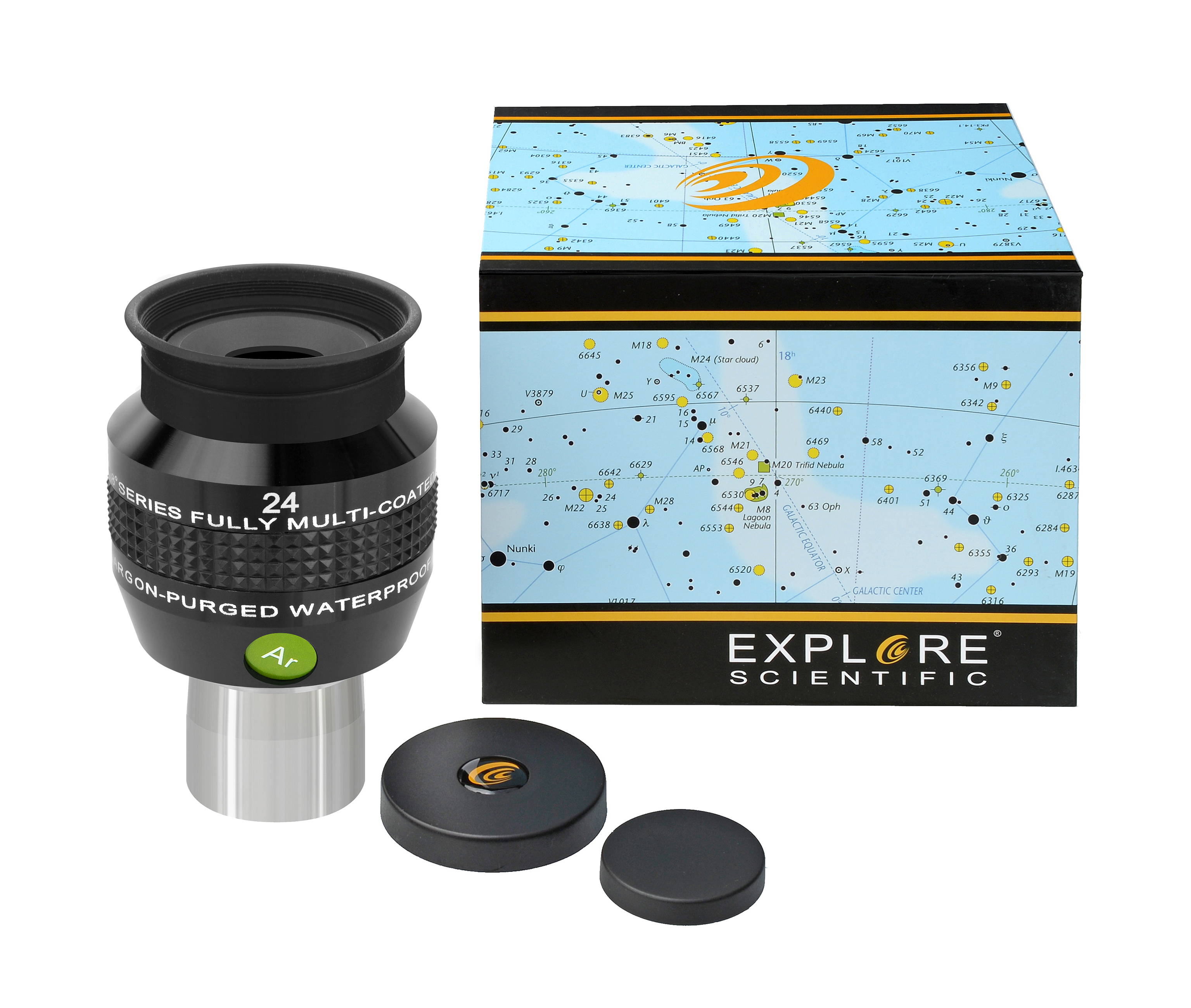 EXPLORE SCIENTIFIC 68° Ar Okular 24mm (1,25")