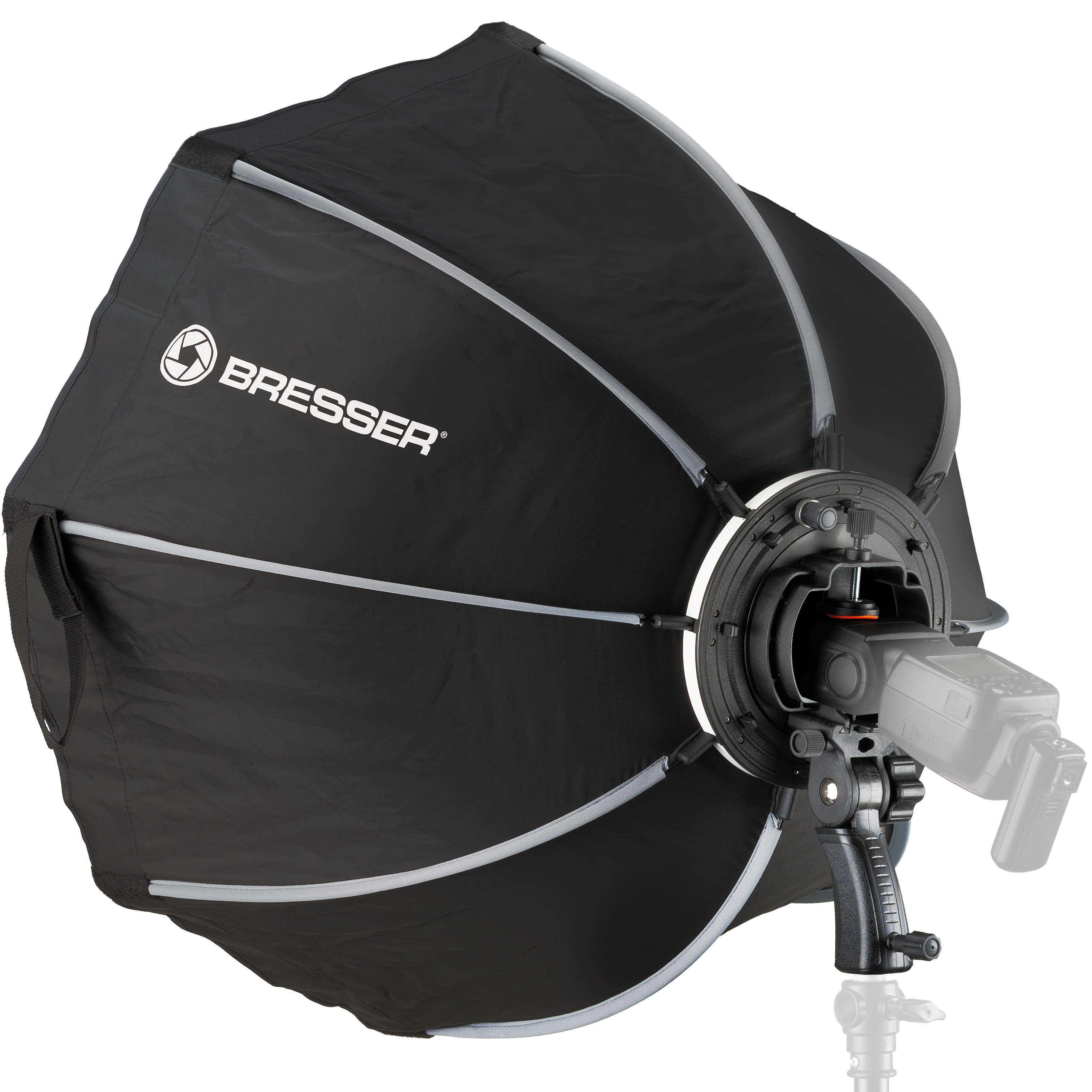 BRESSER Super Quick Schnellspann-Octabox/Softbox 90cm für Kamerablitze