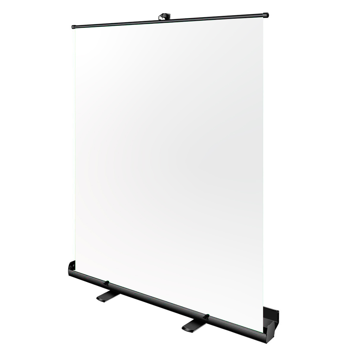 BRESSER portabler Roll-up Studiohintergrund 147x190cm weiß