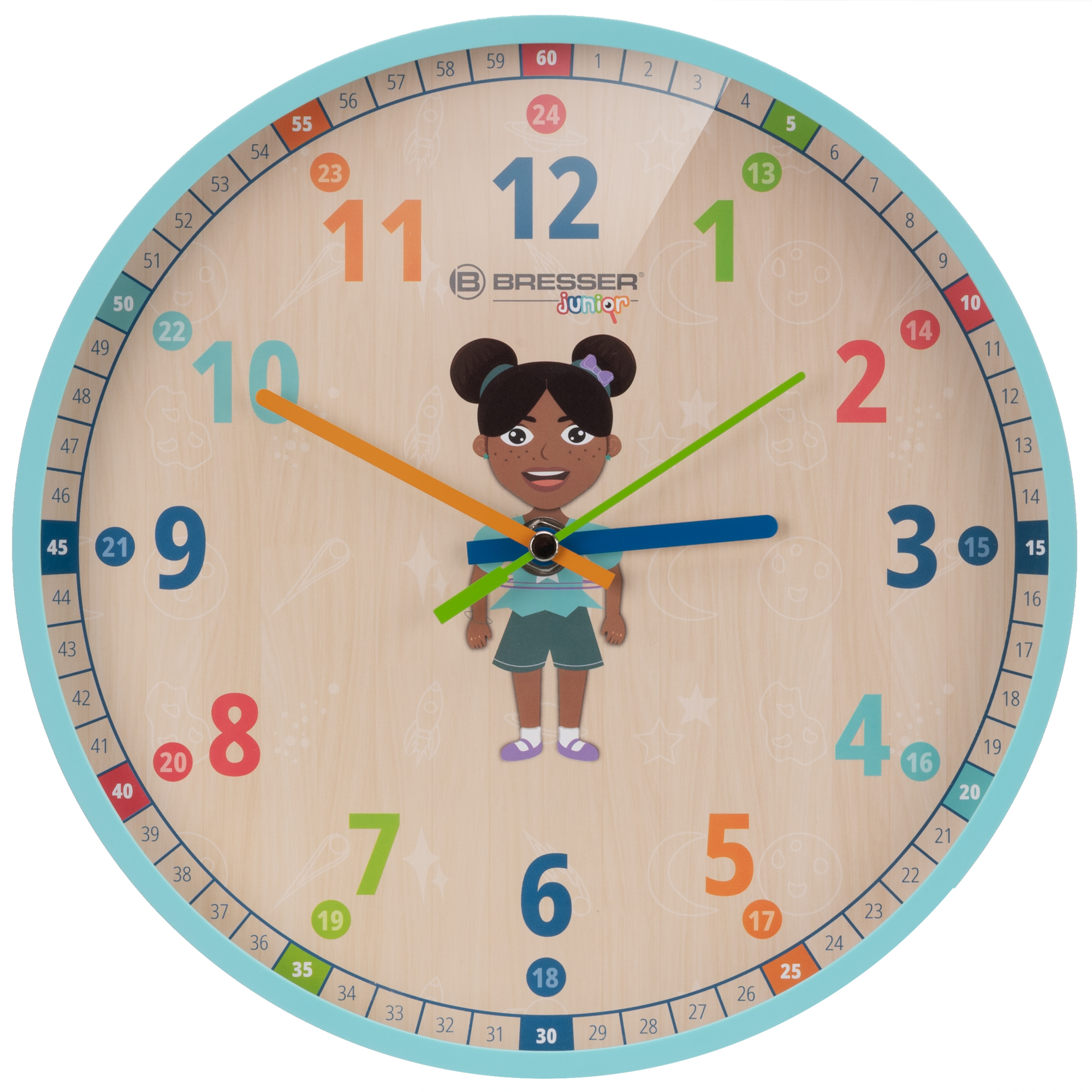 BRESSER JUNIOR Kinder-Wanduhr (Refurbished)