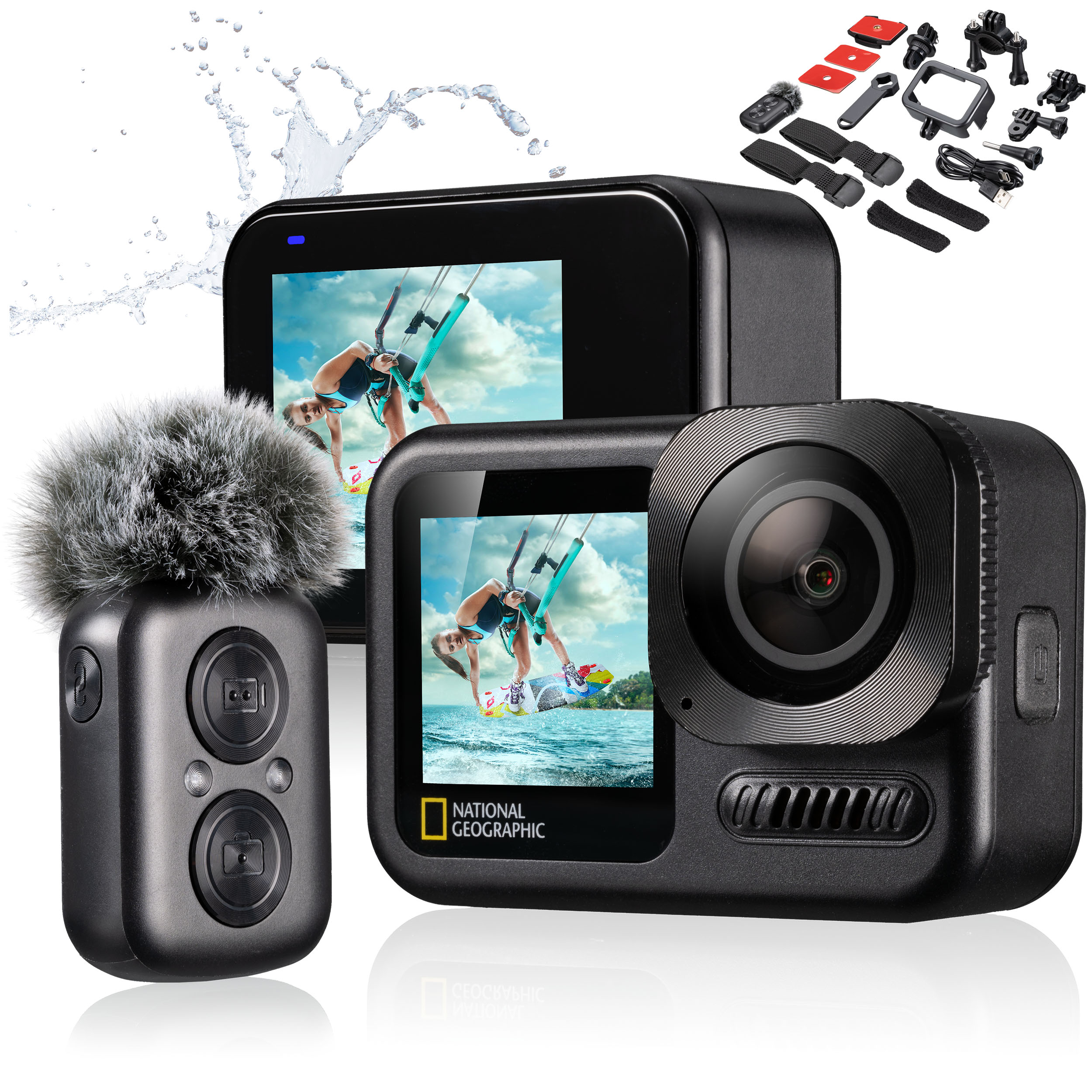 NATIONAL GEOGRAPHIC 5K Ultra-HD 60fps WiFi Action Camera Explorer 7