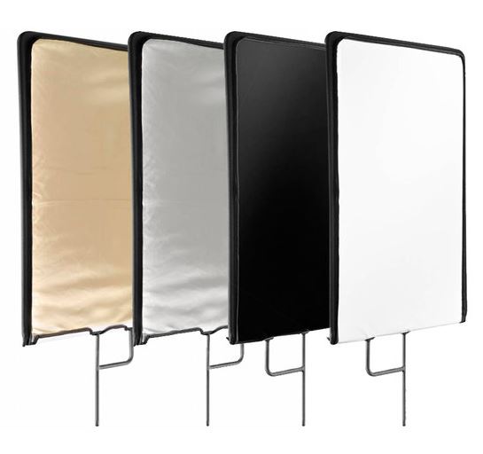 BRESSER C-Stand 5-in-1 Flag Panel 75x90cm