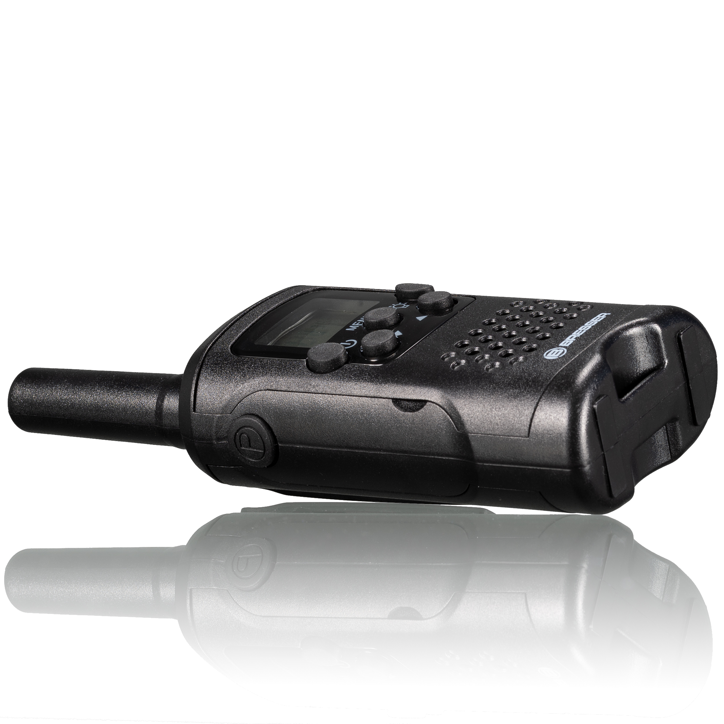 BRESSER FM Walkie Talkie 2er Set mit hoher Reichweite bis zu 6 km und Frei-Hand-Funktion