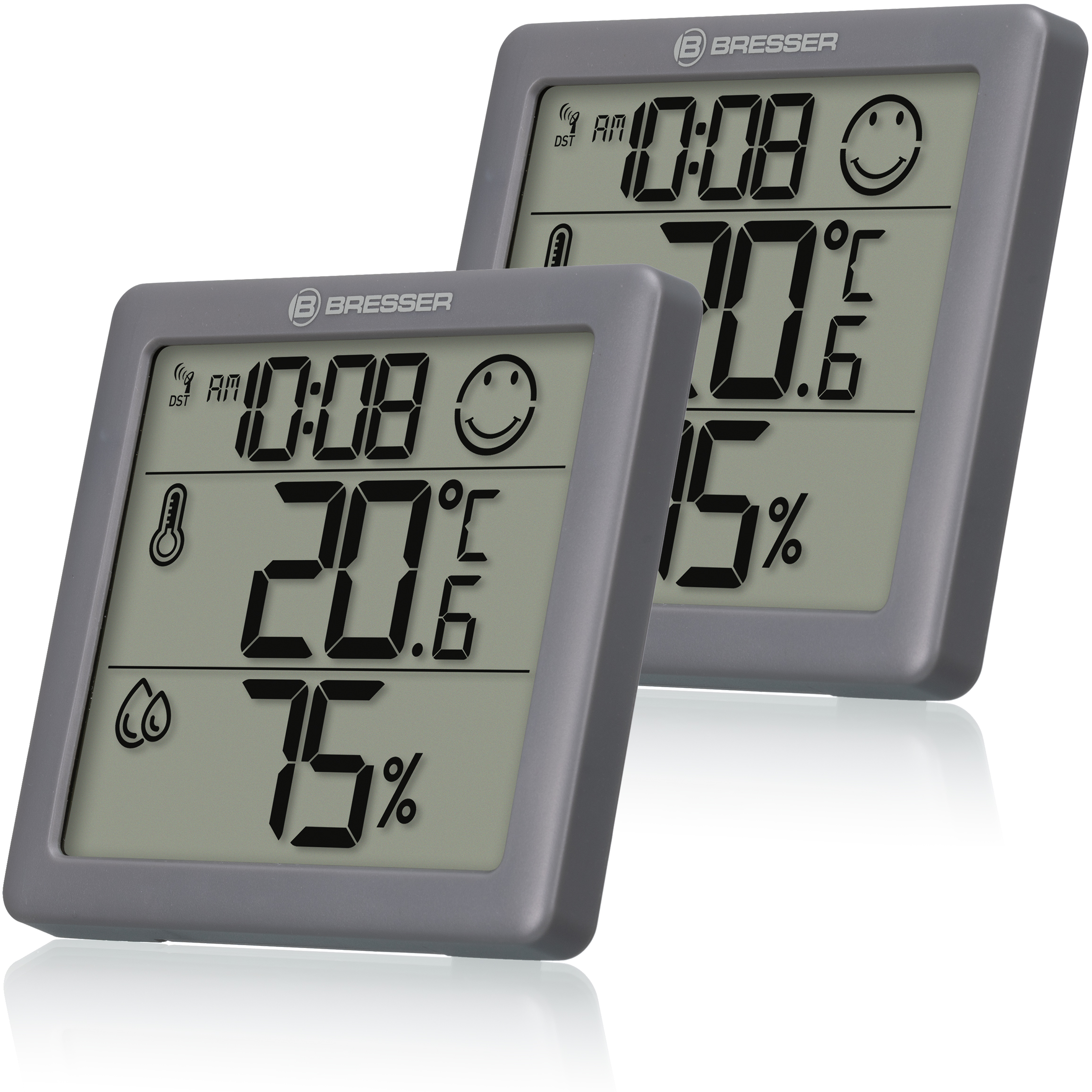 BRESSER Climate Smile Thermo-Hygrometer 2er-Set