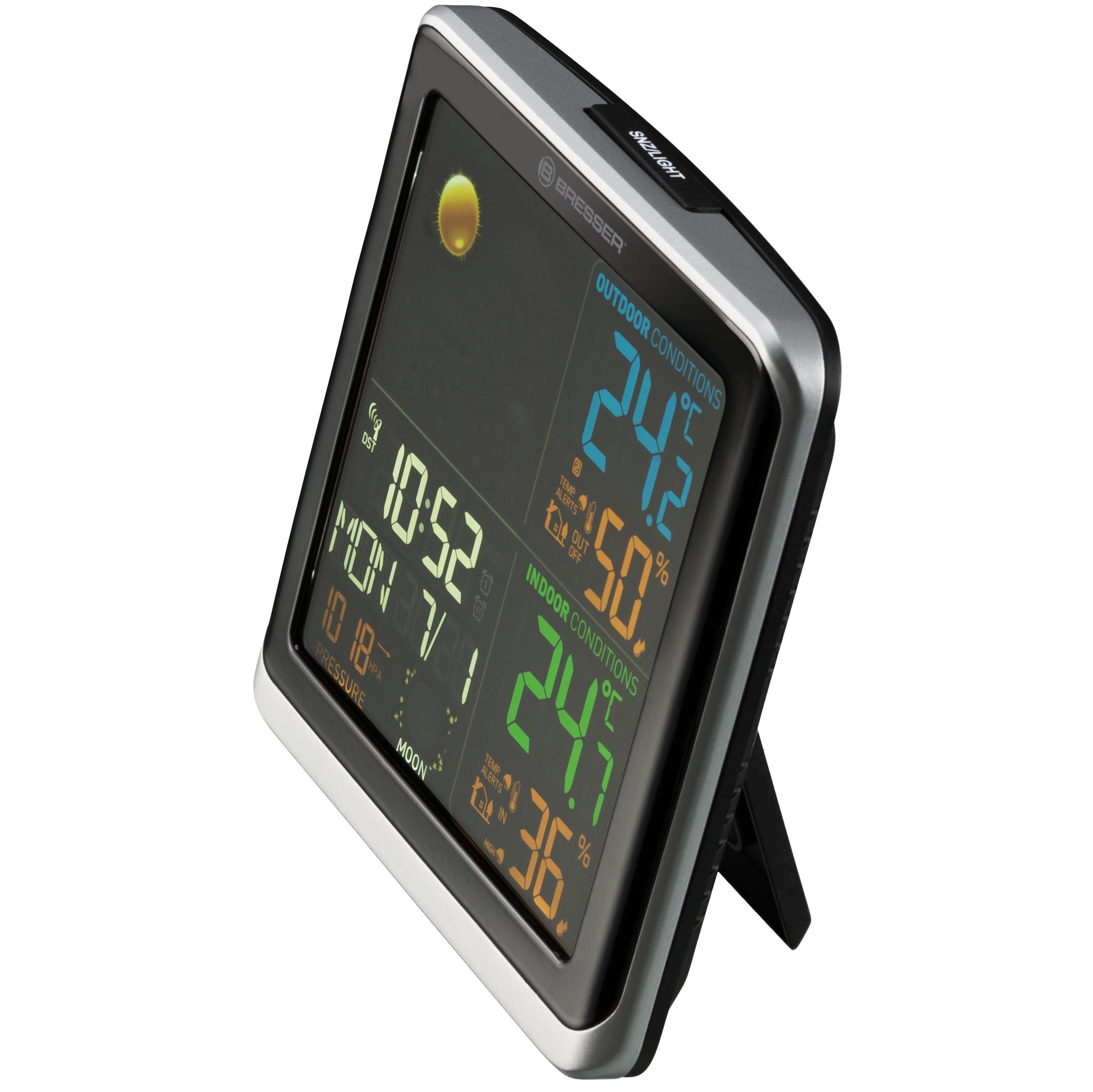 BRESSER ClimaTemp TB Wetterstation mit LCD-Farbdisplay