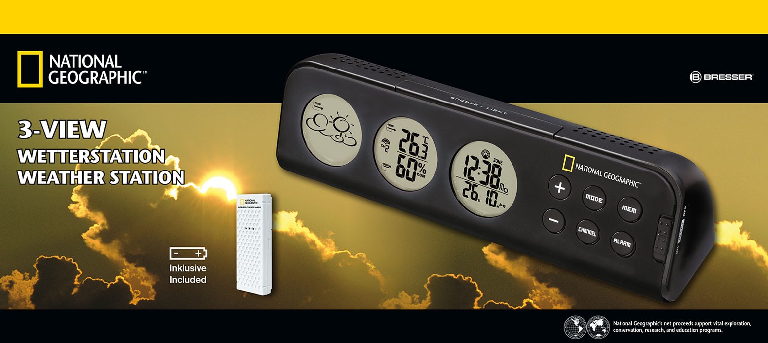 NATIONAL GEOGRAPHIC Wetterstation 3-View