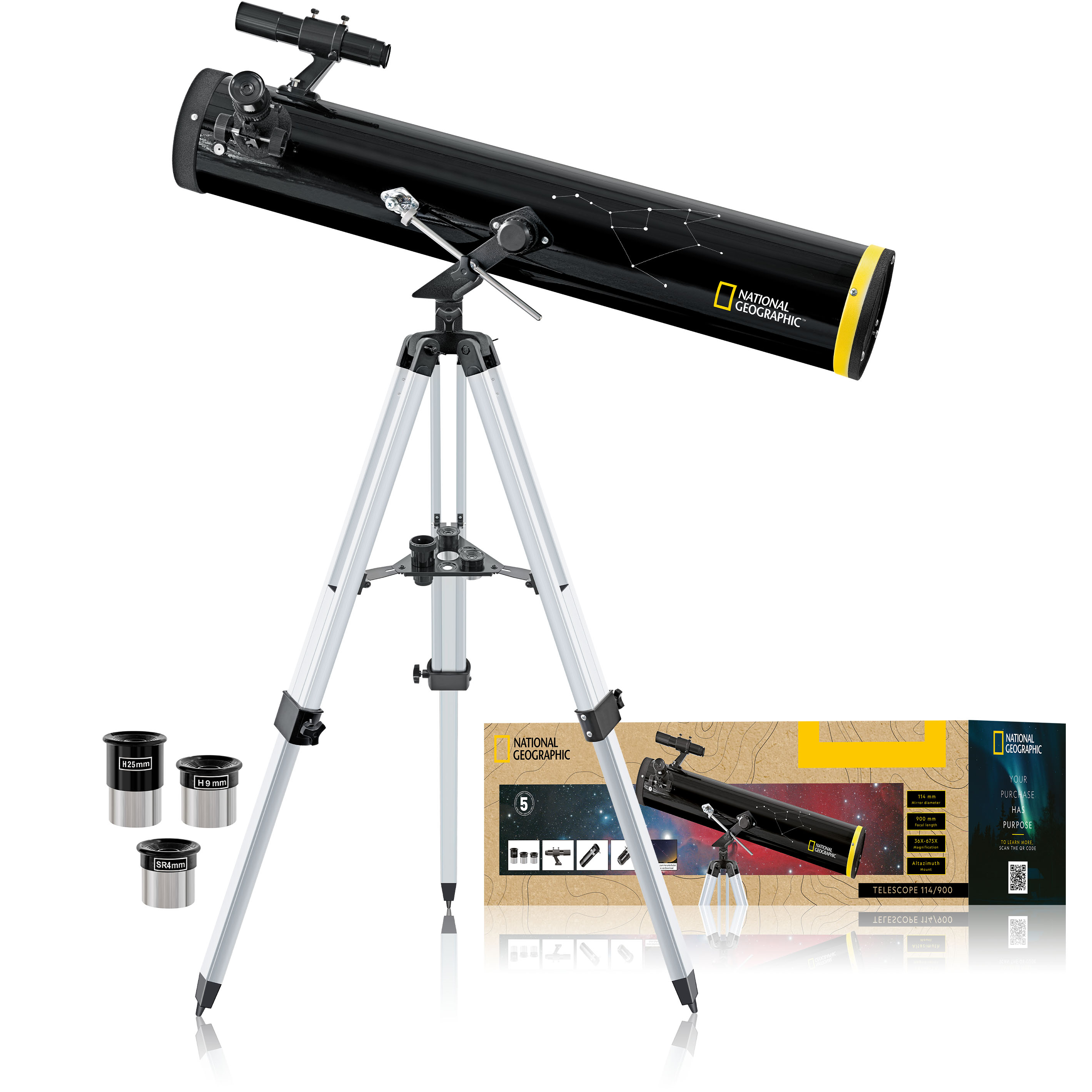 NATIONAL GEOGRAPHIC 114/900 Reflector Telescope AZ