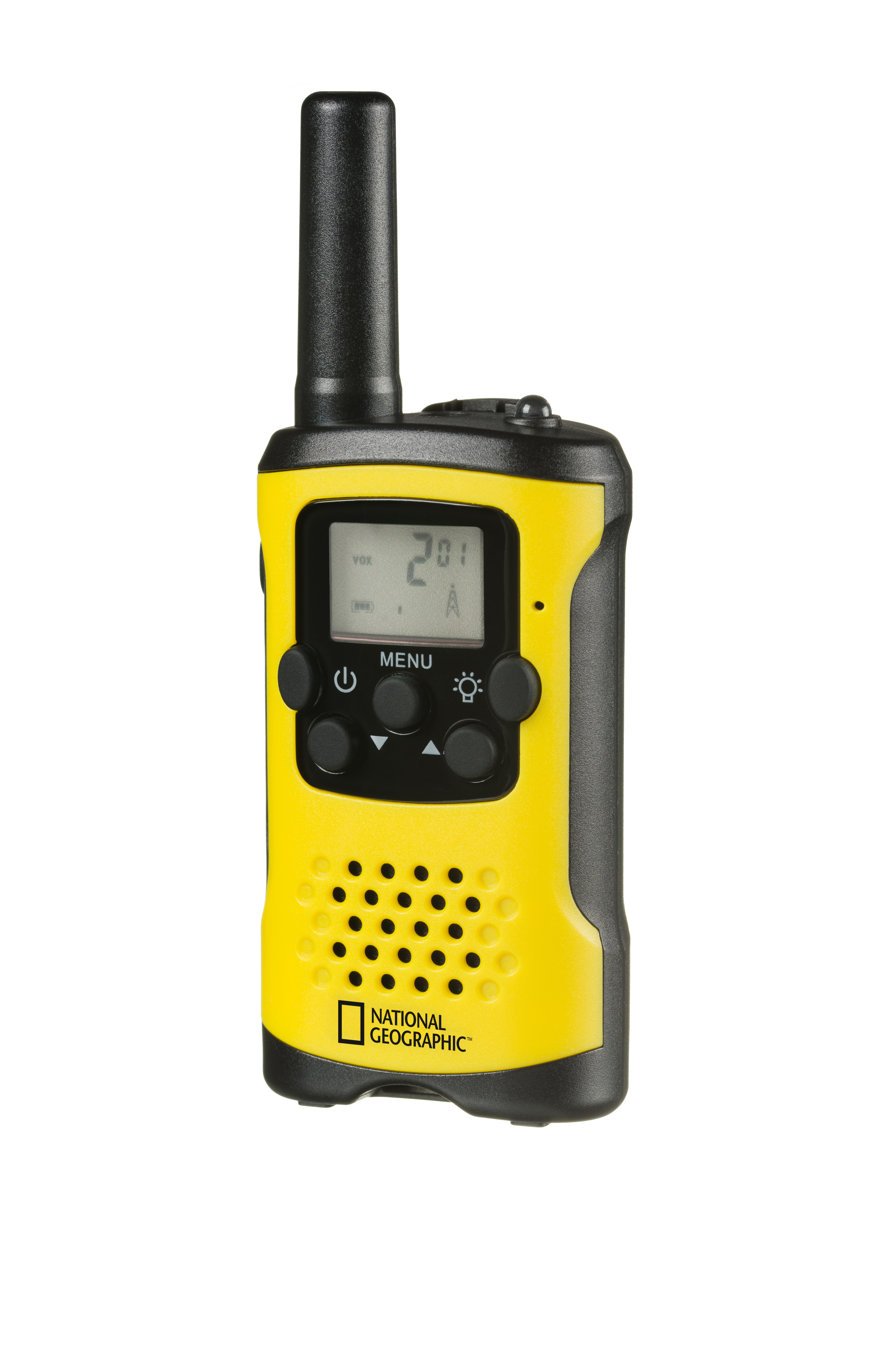 NATIONAL GEOGRAPHIC FM Walkie Talkie 2er Set mit hoher Reichweite bis zu 6 km und Frei-Hand-Funktion