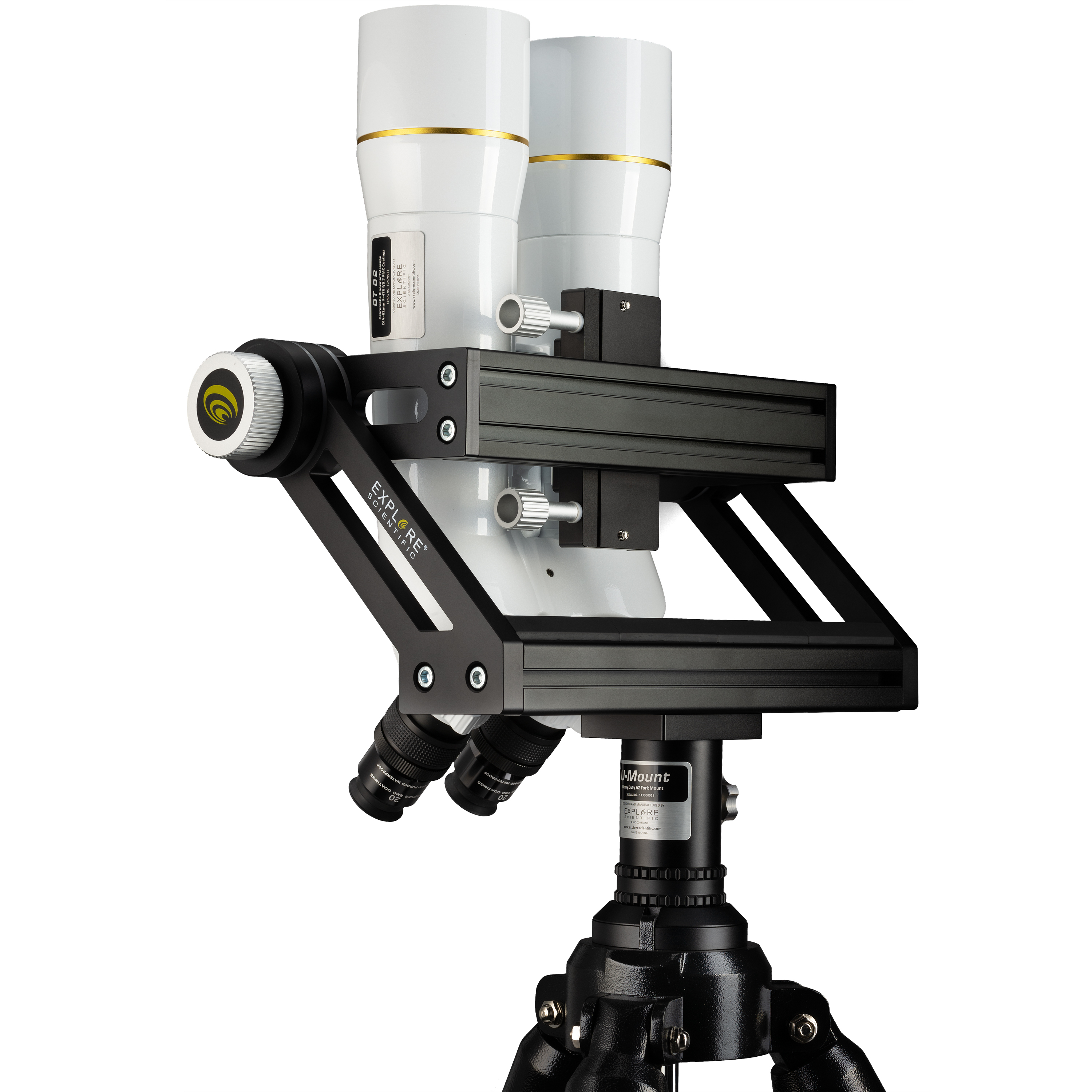 EXPLORE SCIENTIFIC BT-82 SF Großfernglas mit 62 Grad LER-Okularen 20 mm