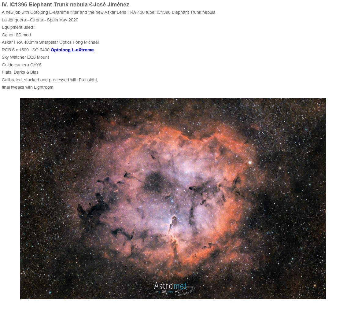 EXPLORE SCIENTIFIC OPTOLONG 2'' L-eXtreme Deep-Sky Light Pollution Filter