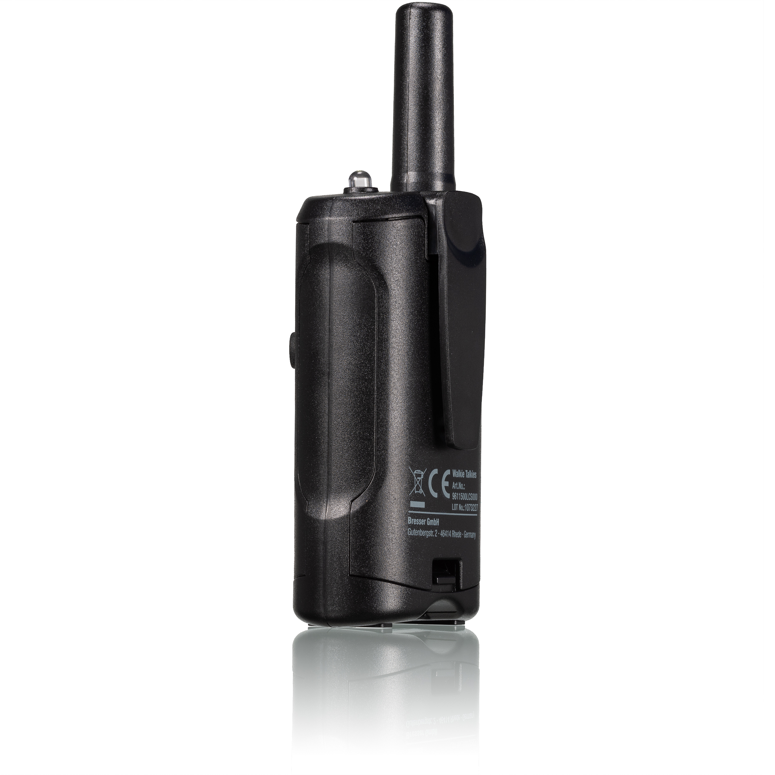 BRESSER FM Walkie Talkie 2er Set mit hoher Reichweite bis zu 6 km und Frei-Hand-Funktion