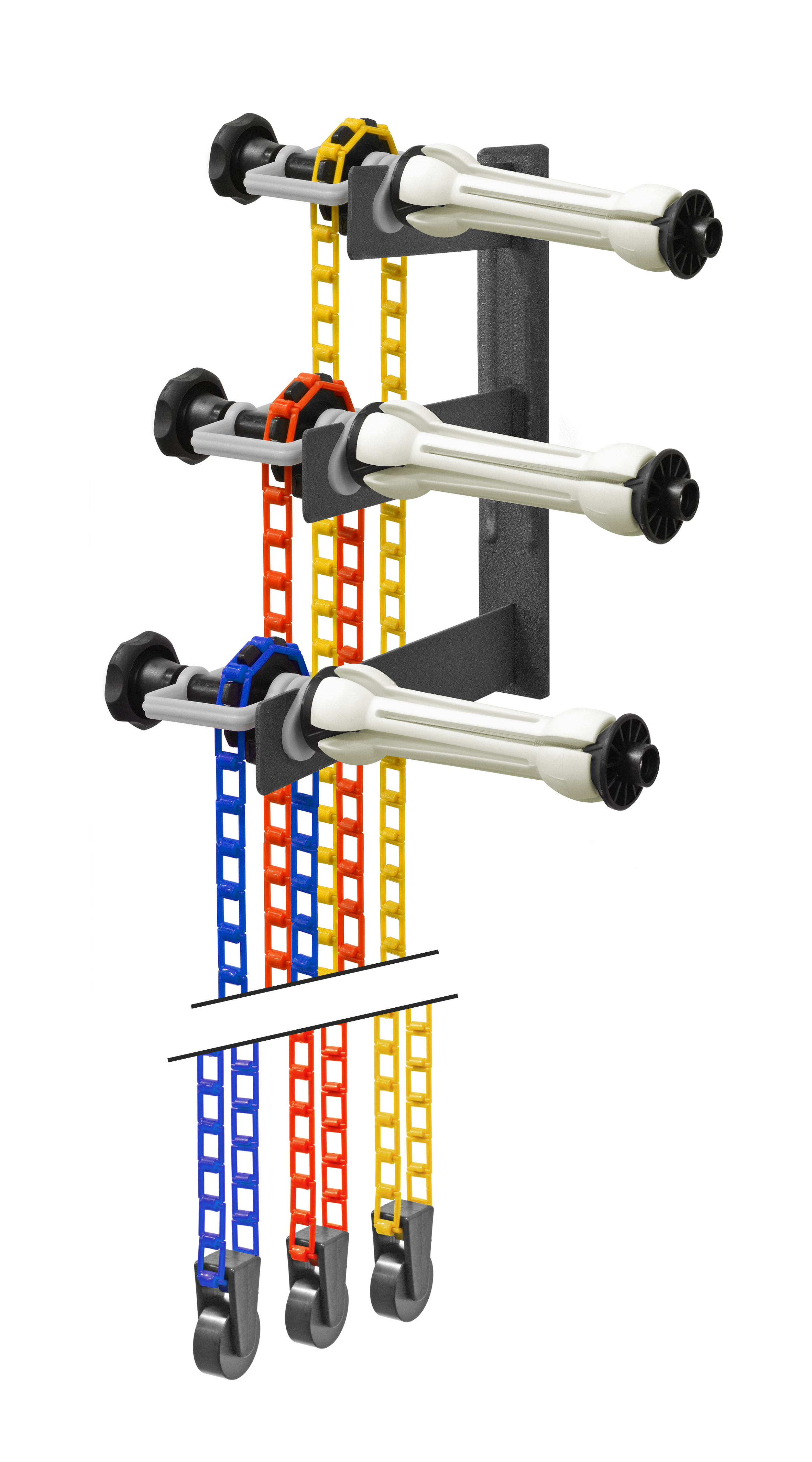 BRESSER MB-1 Backdrop System for 3 backgrounds for wall or ceiling mounting