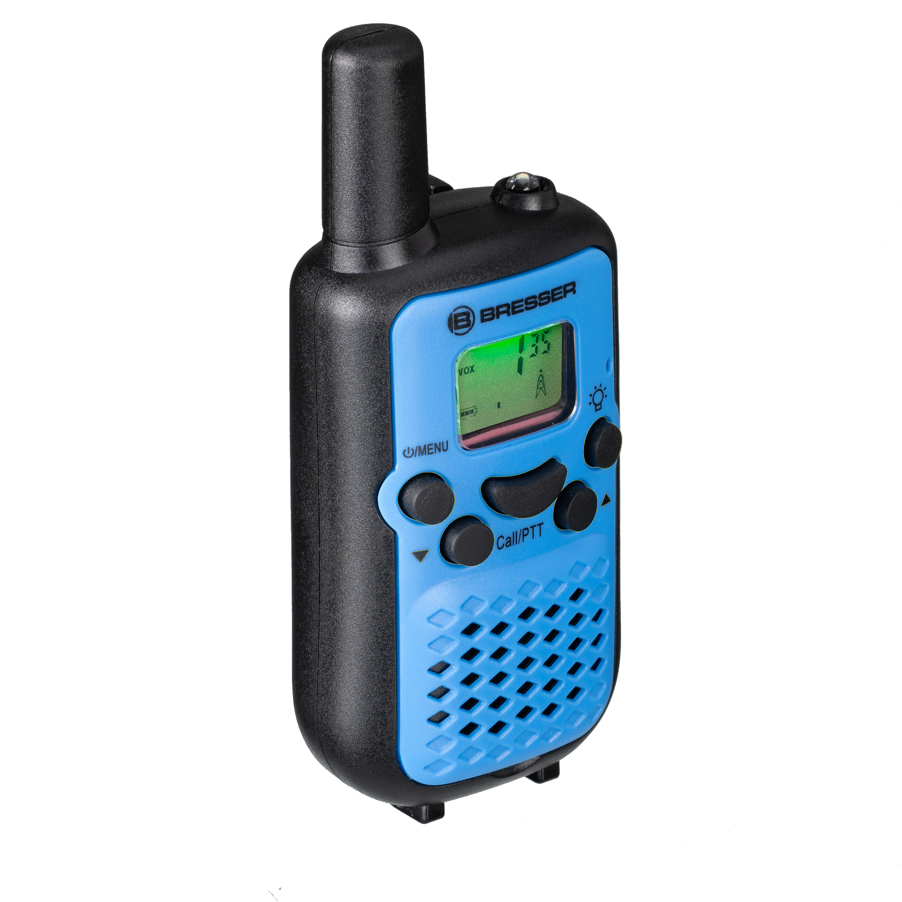 BRESSER JUNIOR Walkie Talkie 2er-Set mit hoher Reichweite bis zu 6 km und Frei-Hand-Funktion