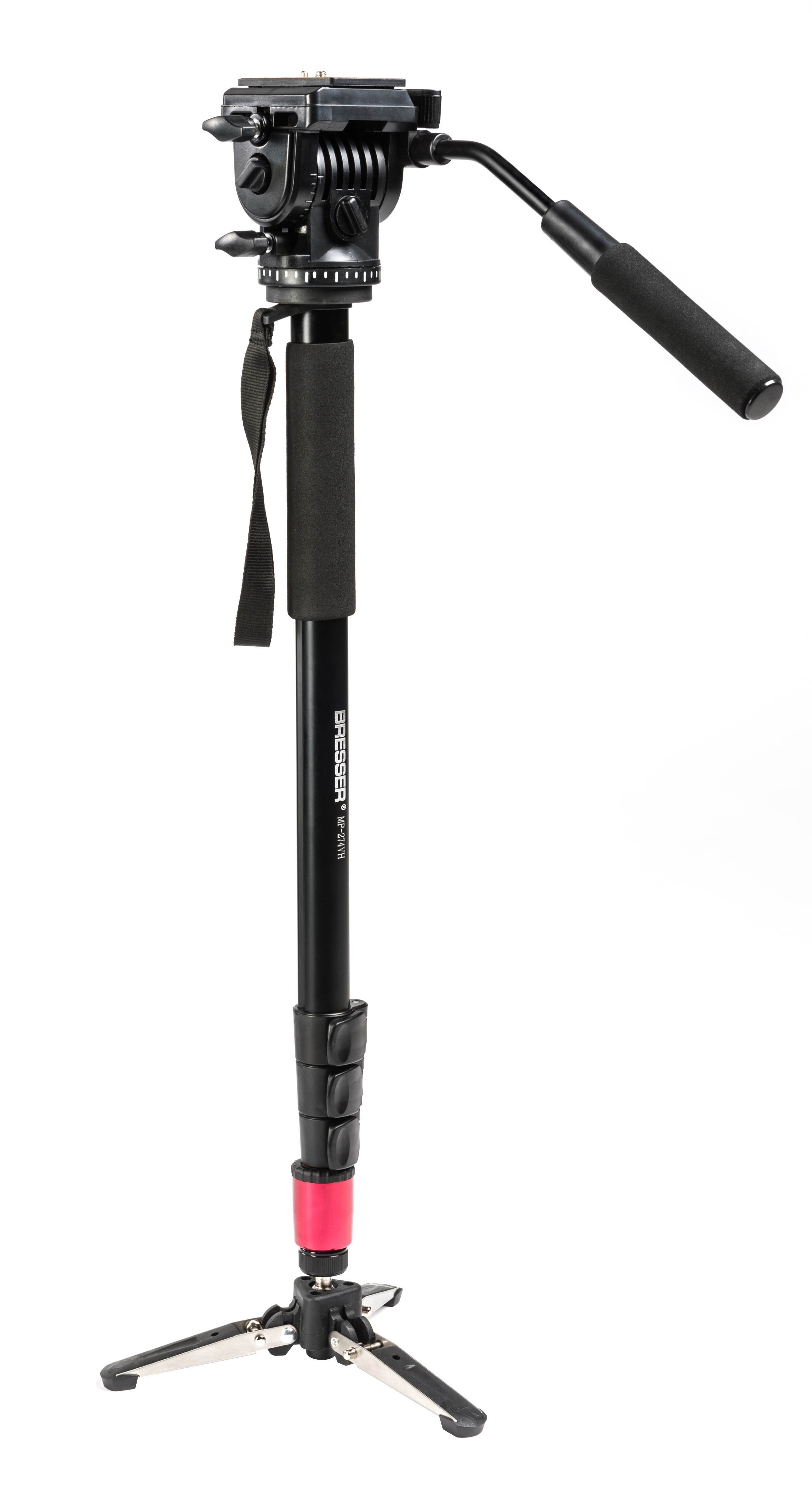 BRESSER MP-274VH Traveler Einbeinstativ mit Standspinne