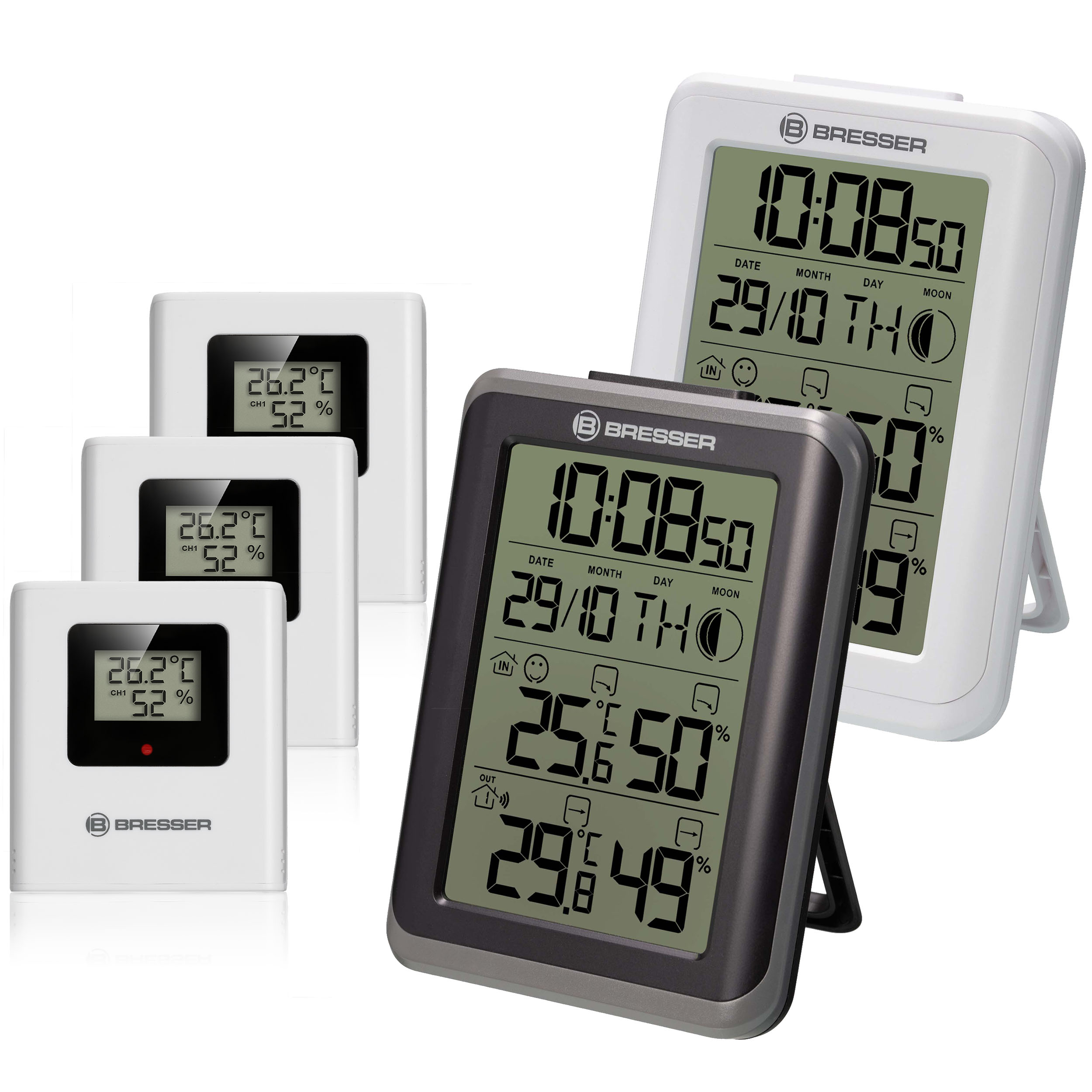 BRESSER ClimaTemp IO Funkthermometer Jumbo Set