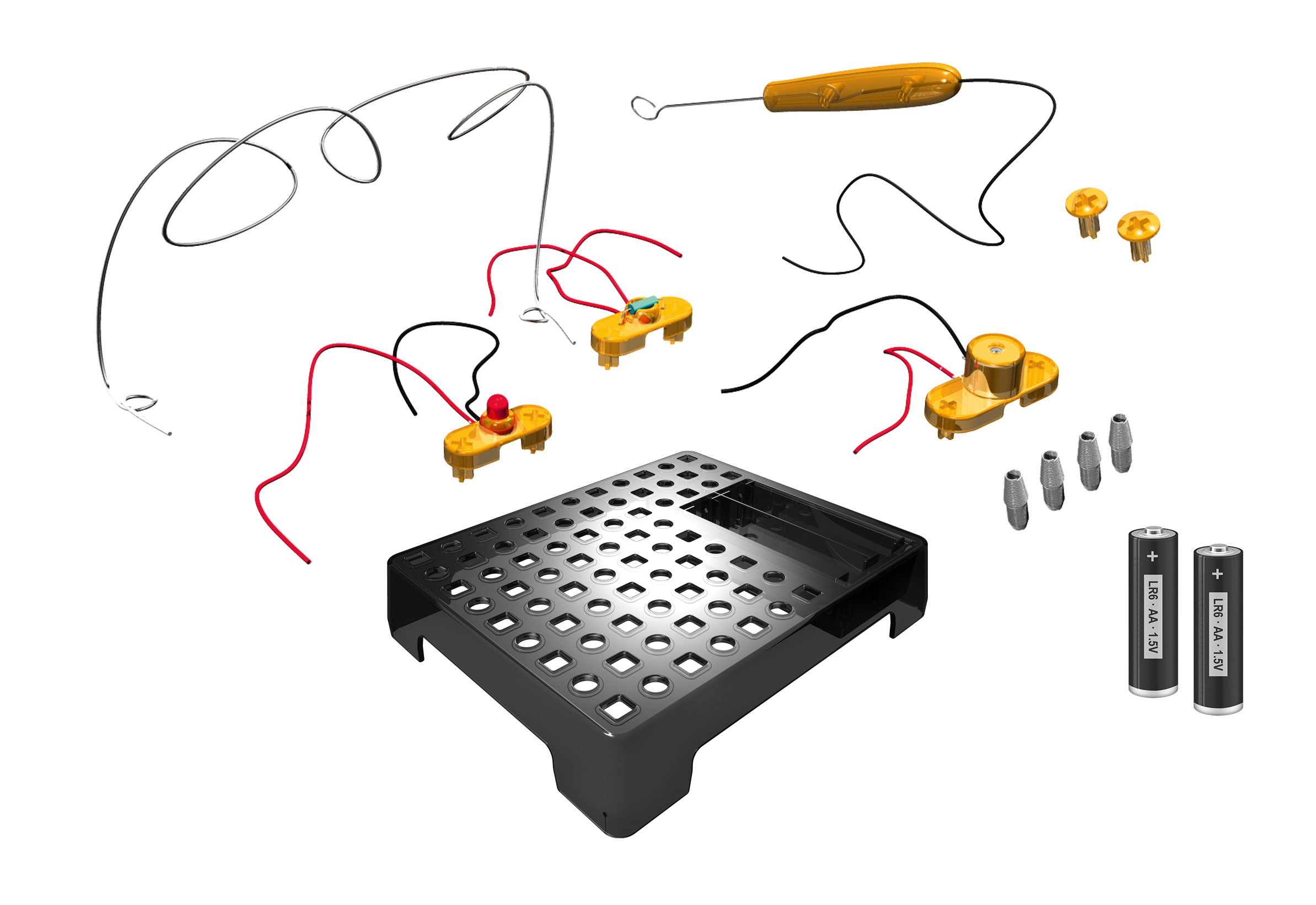 BRESSER Junior Experimentierset Elektronik Labyrinth