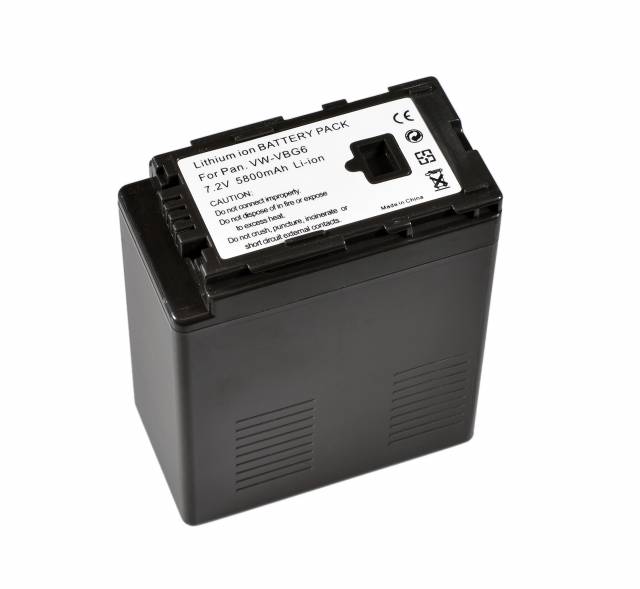 BRESSER Batteria ricaricabile agli ioni di litio / Batteria sostitutiva per Panasonic VW-VBG6 