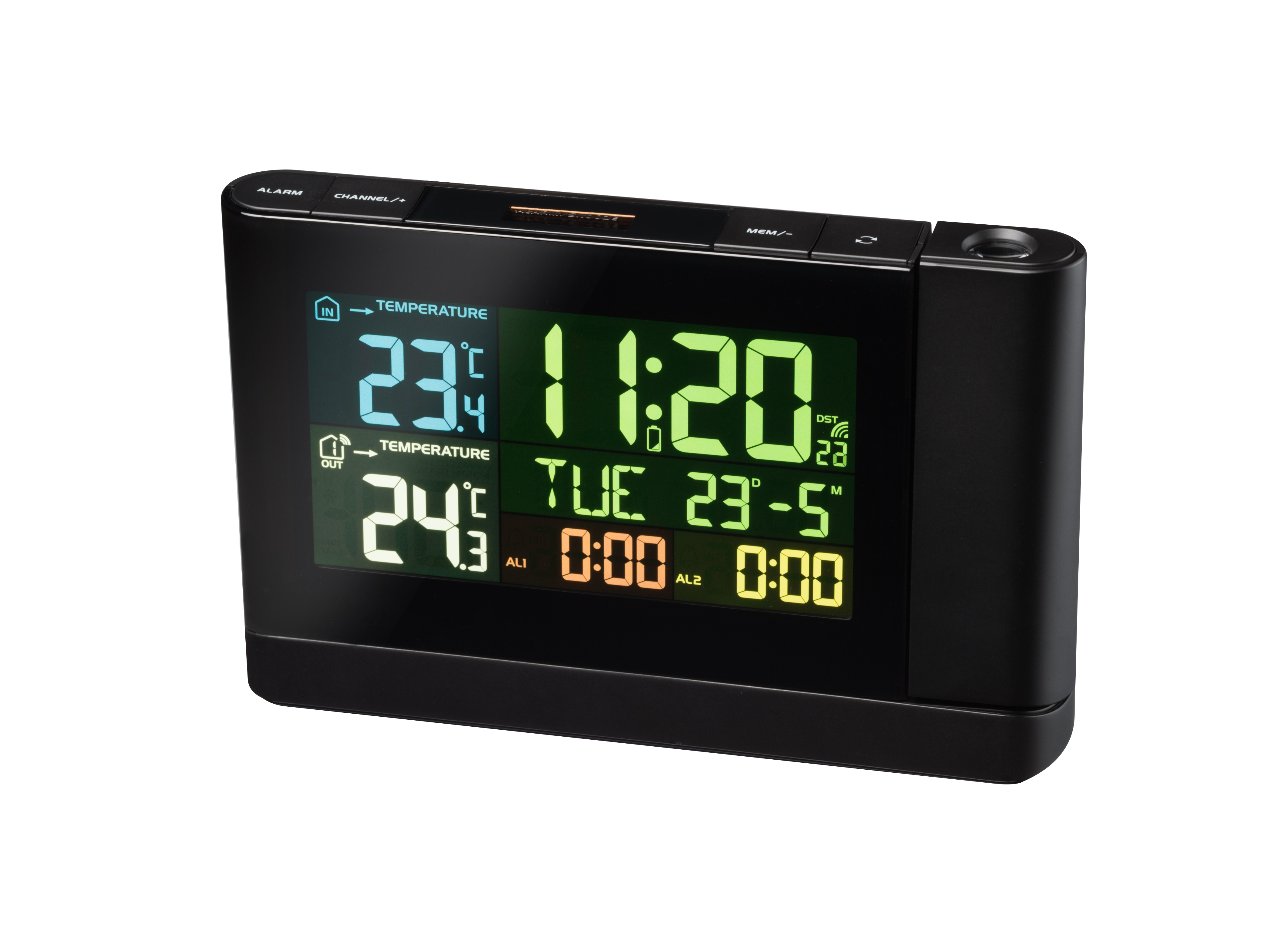 Bresser Meteo Tp Projection Clock With Color Display Bresser